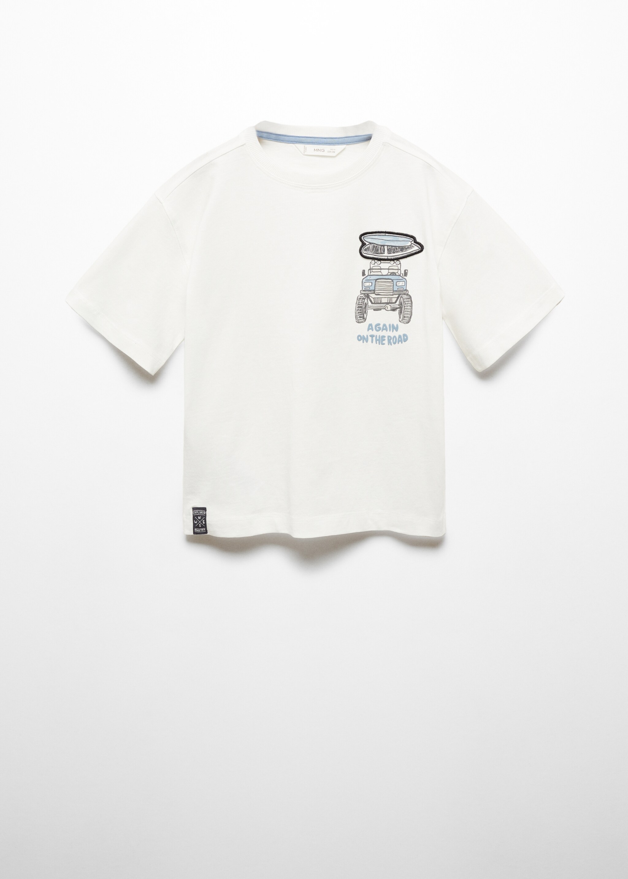 Printed message T-shirt - Article without model