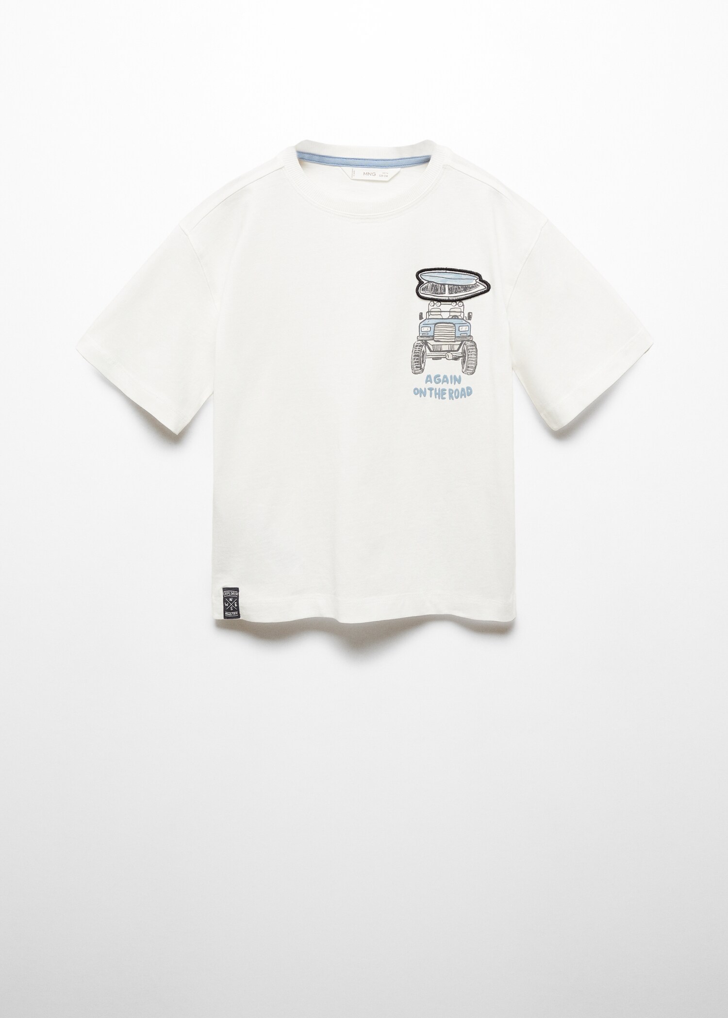 Printed message T-shirt - Article without model