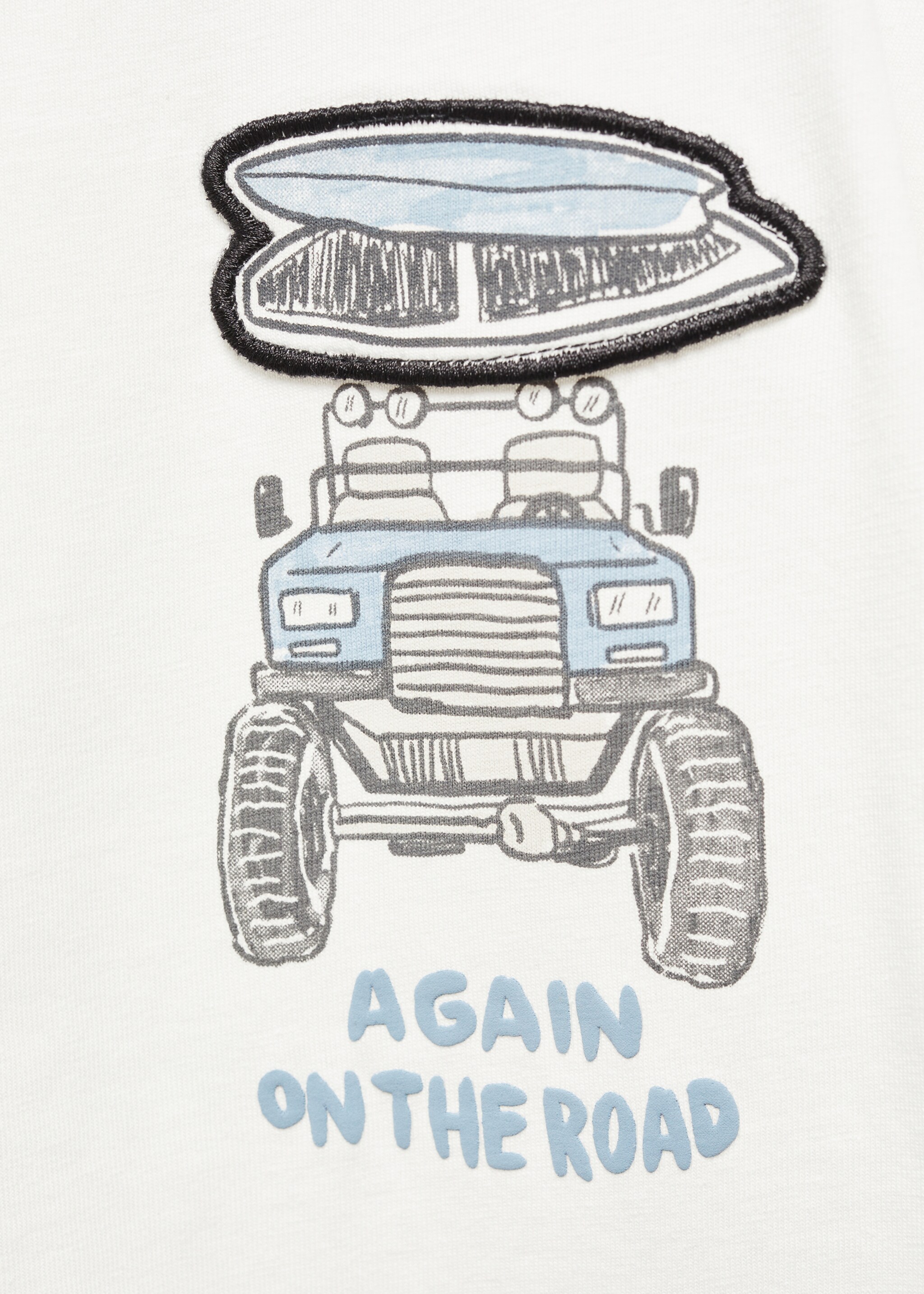 Printed message T-shirt - Details of the article 8