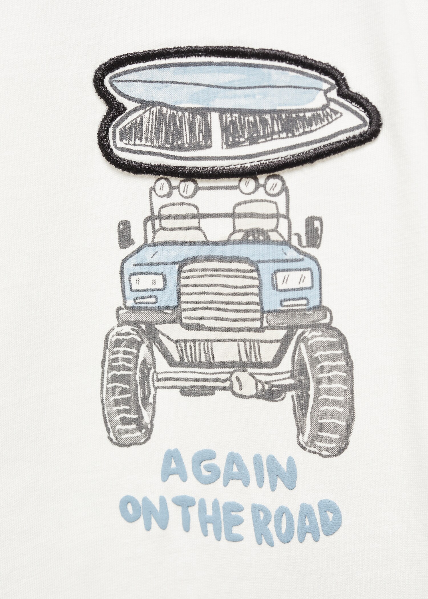 Printed message T-shirt - Details of the article 8