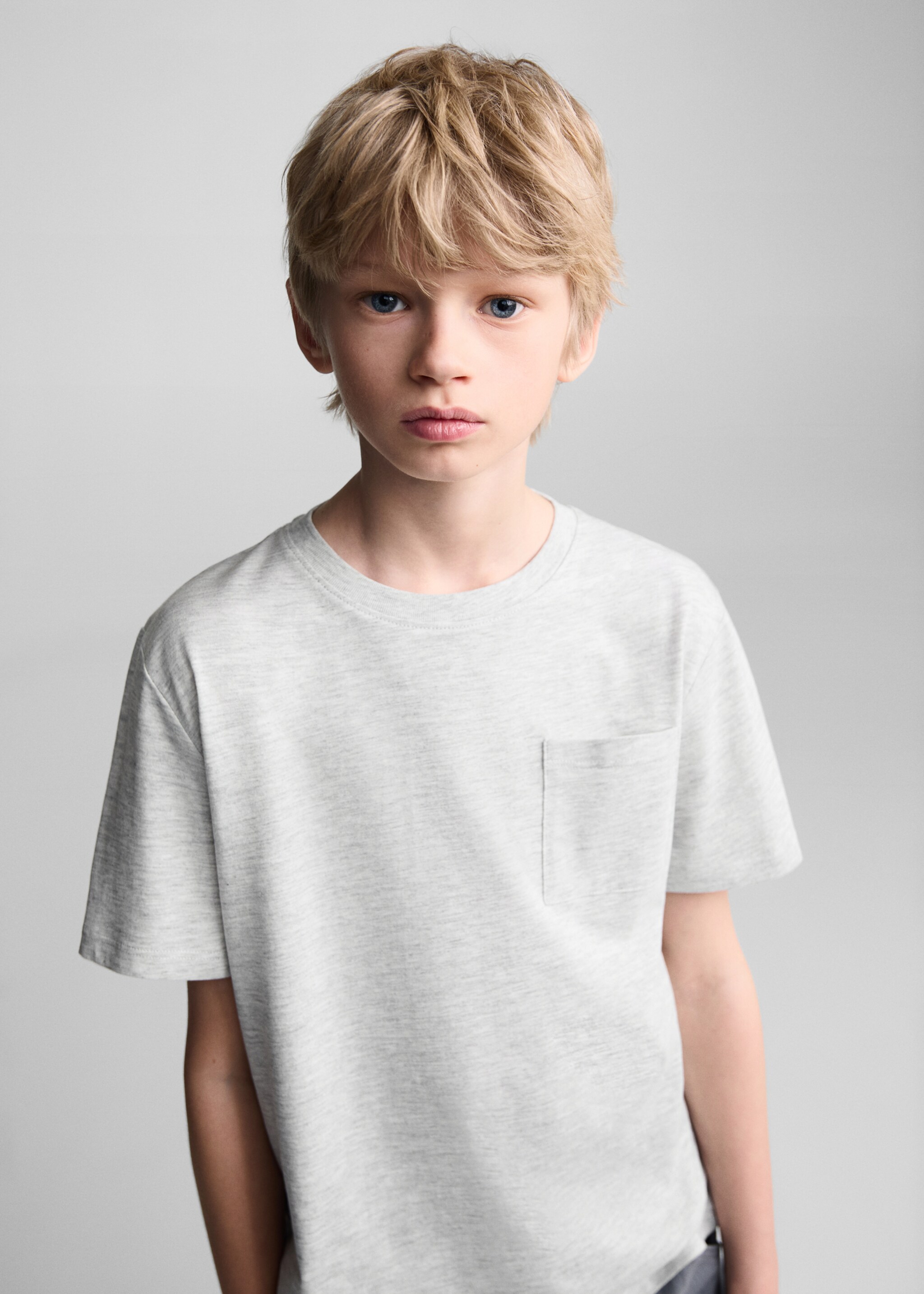 Essential cotton-blend T-shirt - Details of the article 1