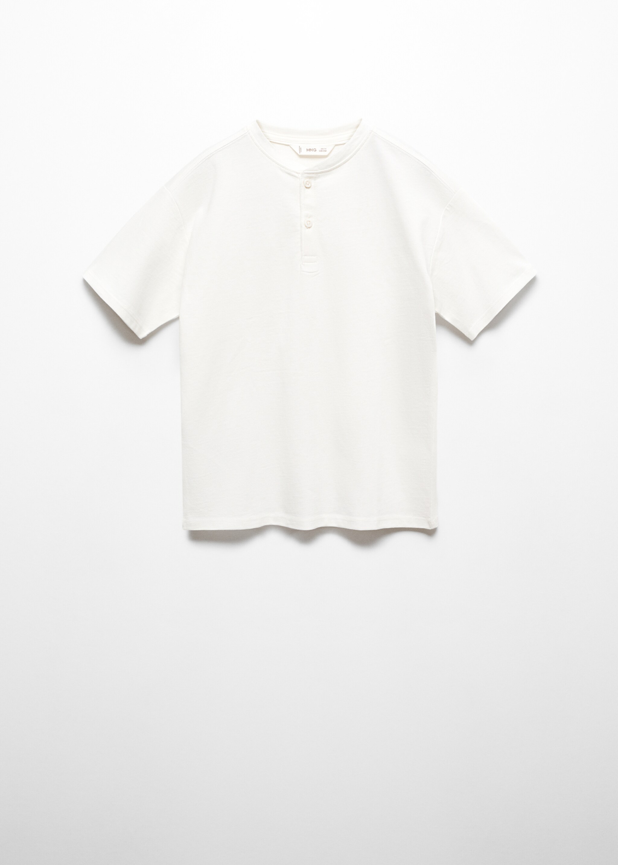 T-shirt bomull knappad - Artikel utan modell