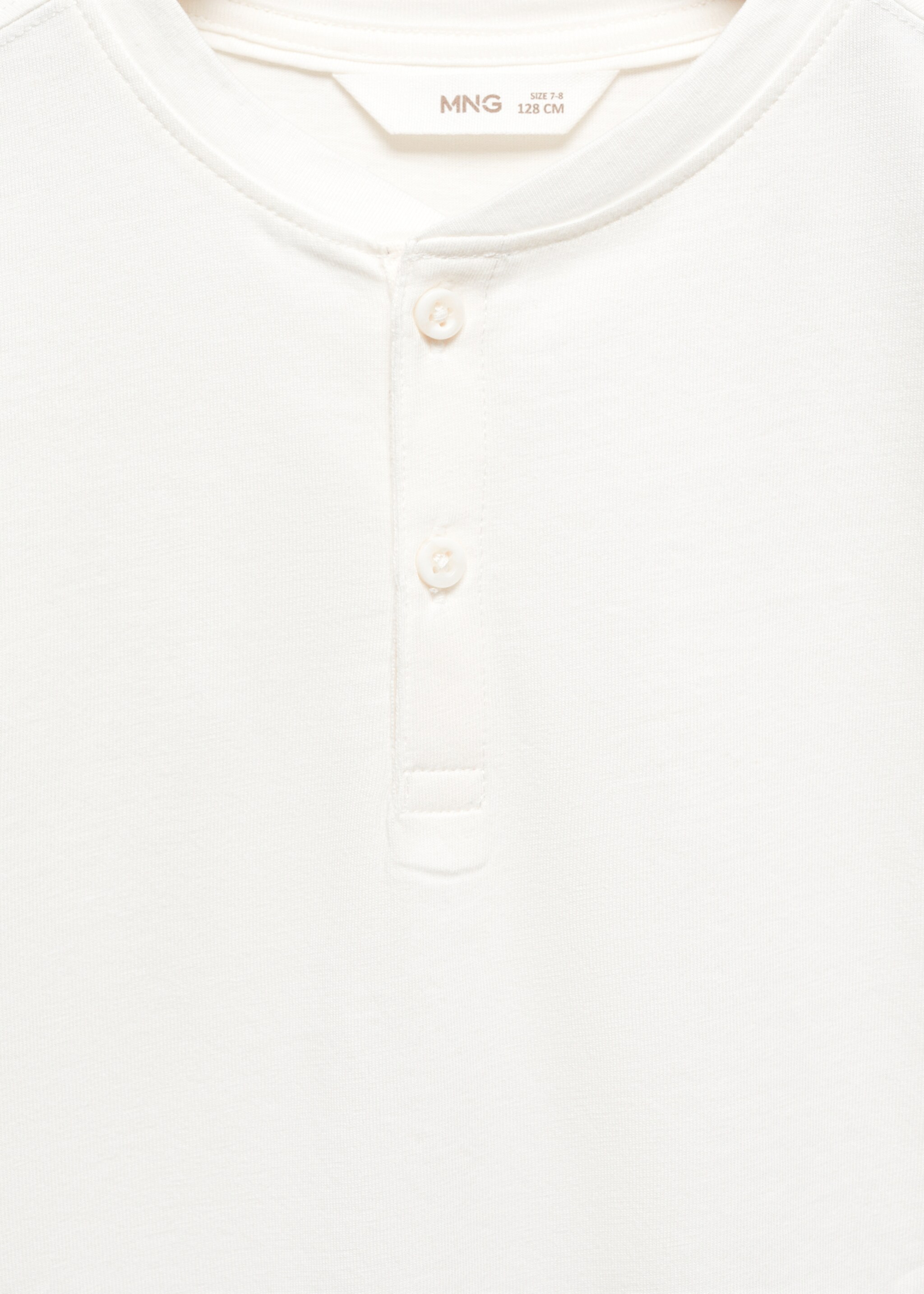 T-shirt bomull knappad - Detaljer om artikeln 8