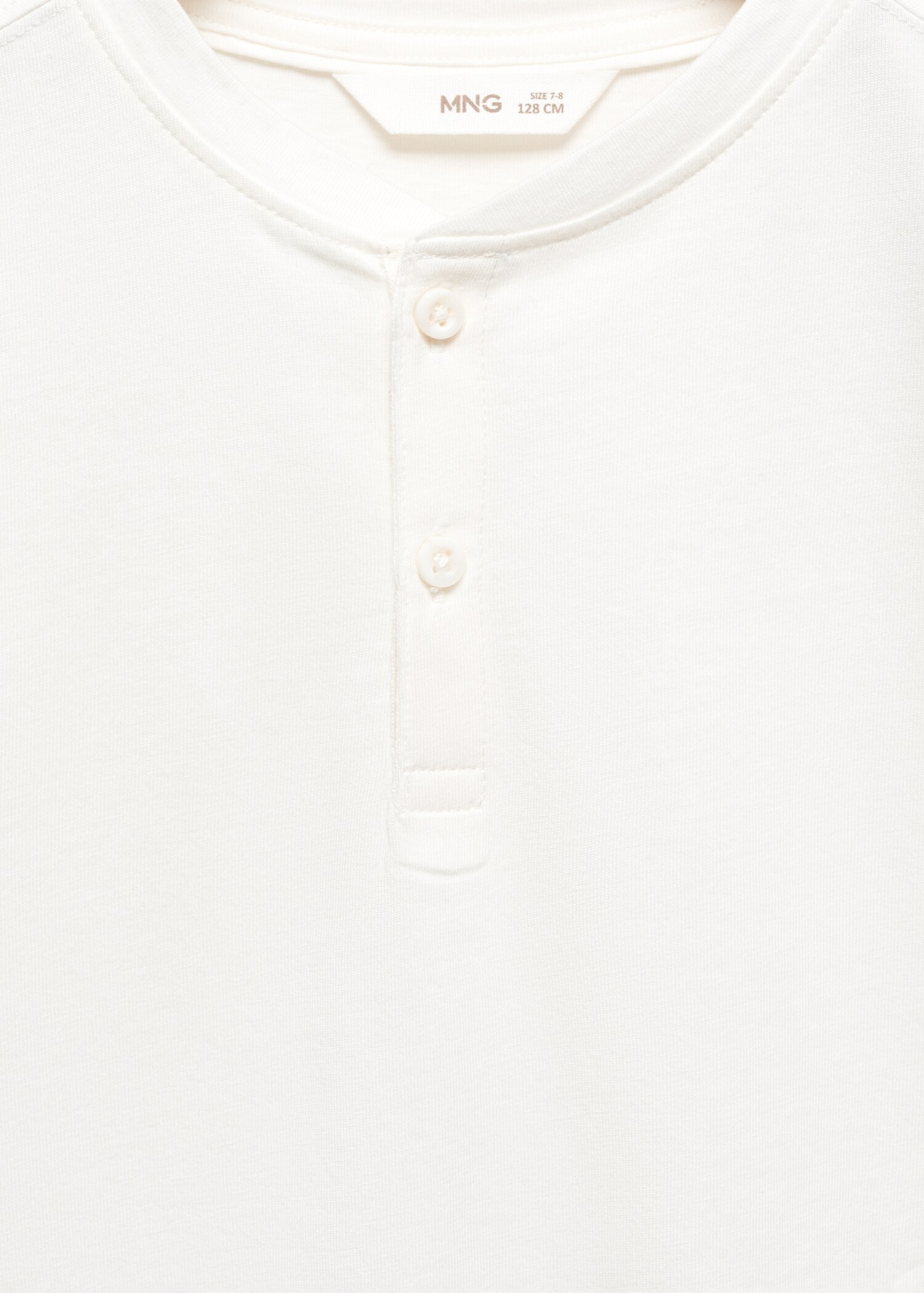 T-shirt bomull knappad - Detaljer om artikeln 8