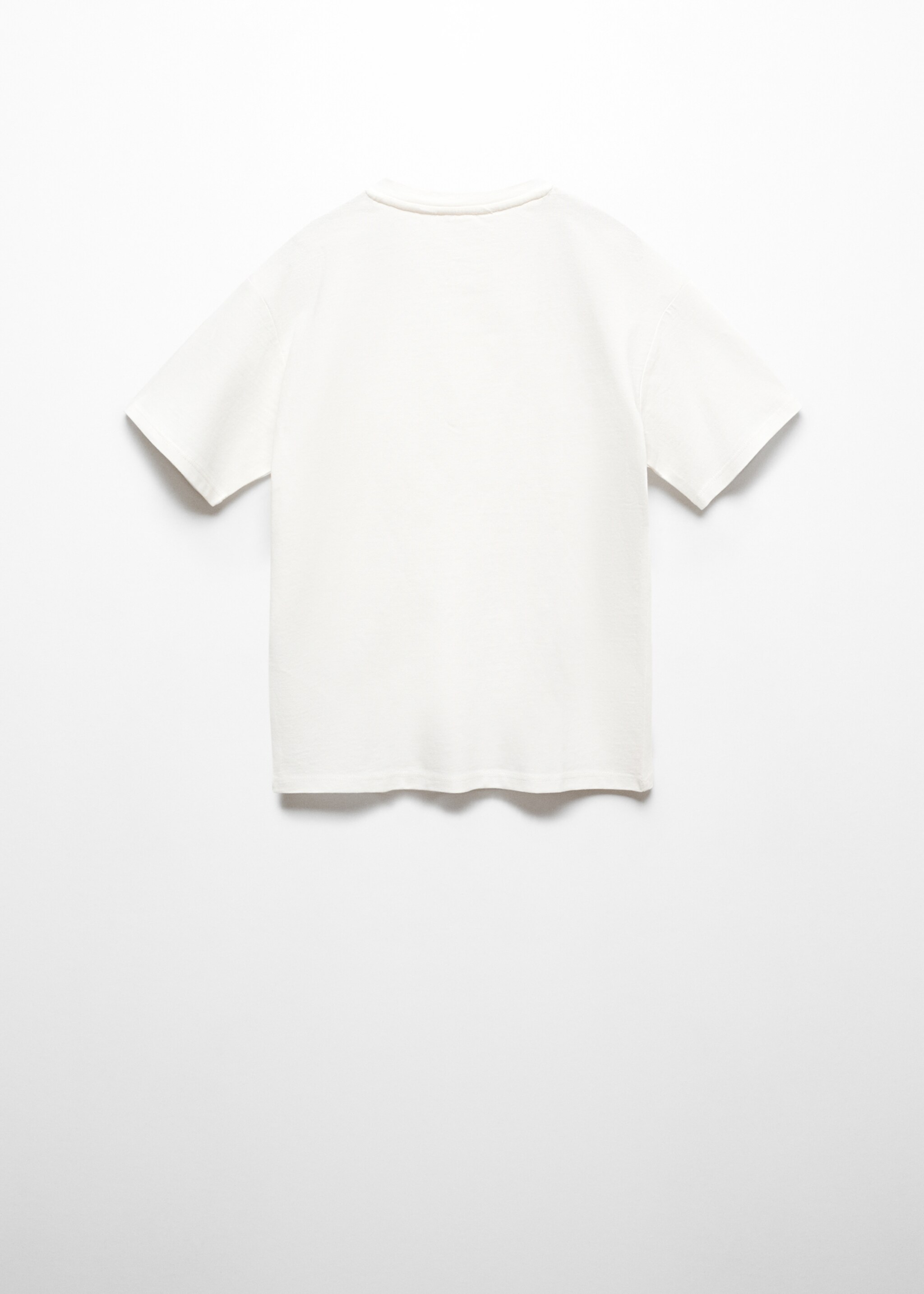 T-shirt bomull knappad - Artikelns baksida