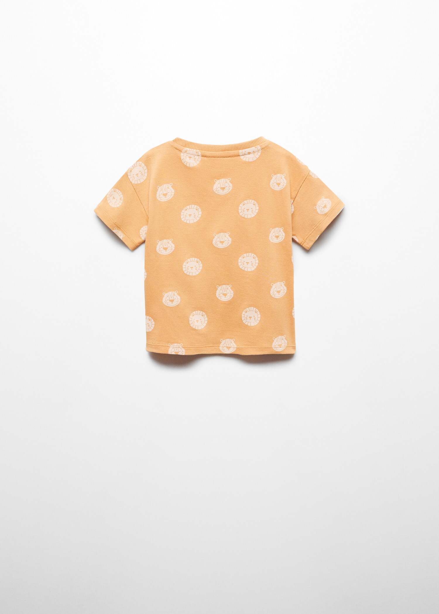 Lion print T-shirt - Reverse of the article