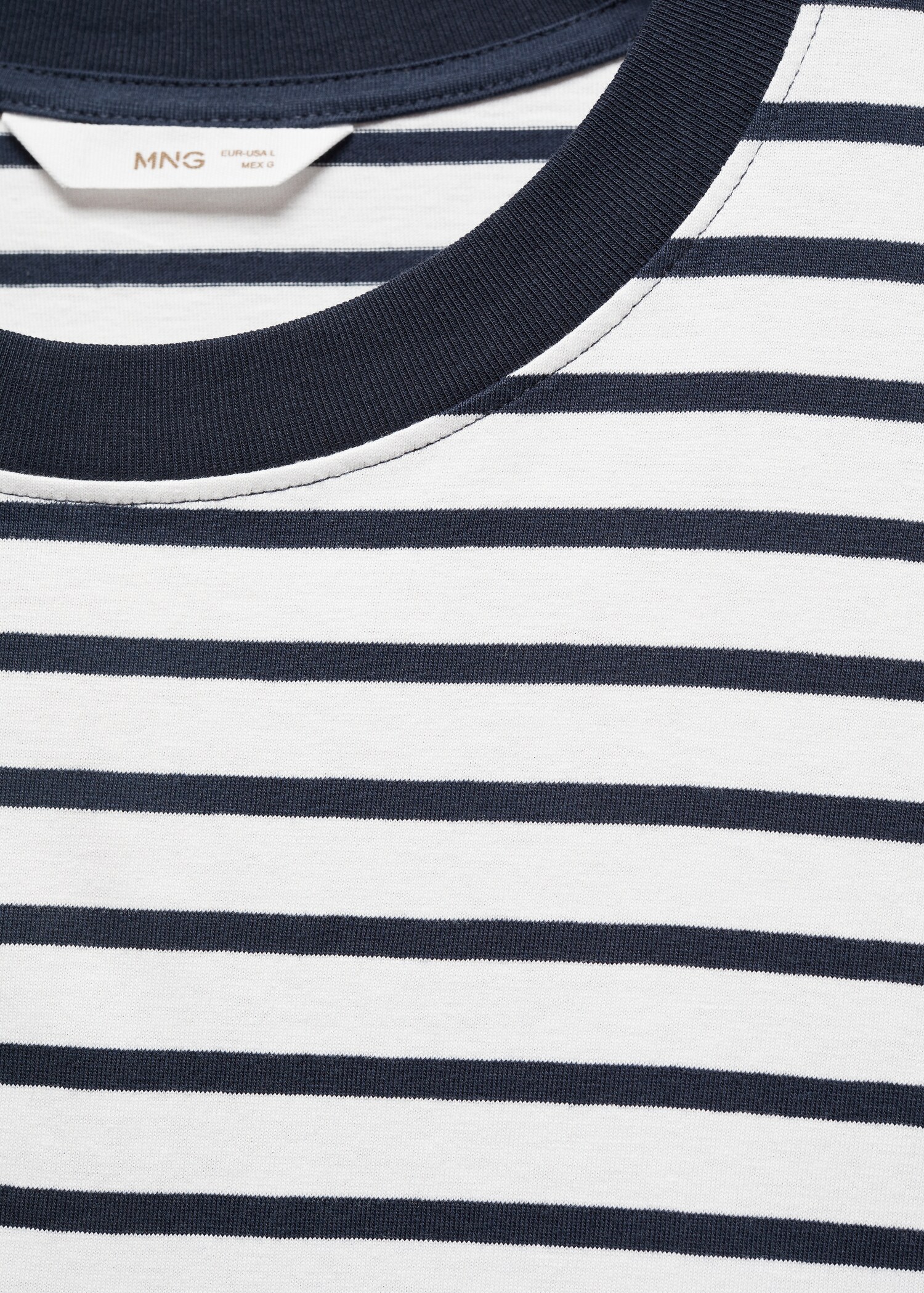 T-shirt coton à rayures - Détail de l'article 8