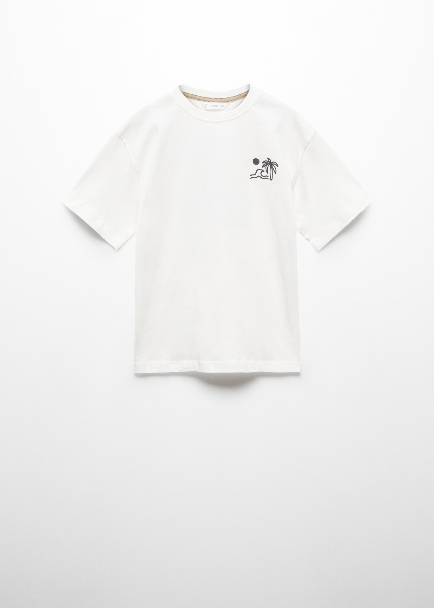 Kortärmad tryckt t-shirt - Artikel utan modell
