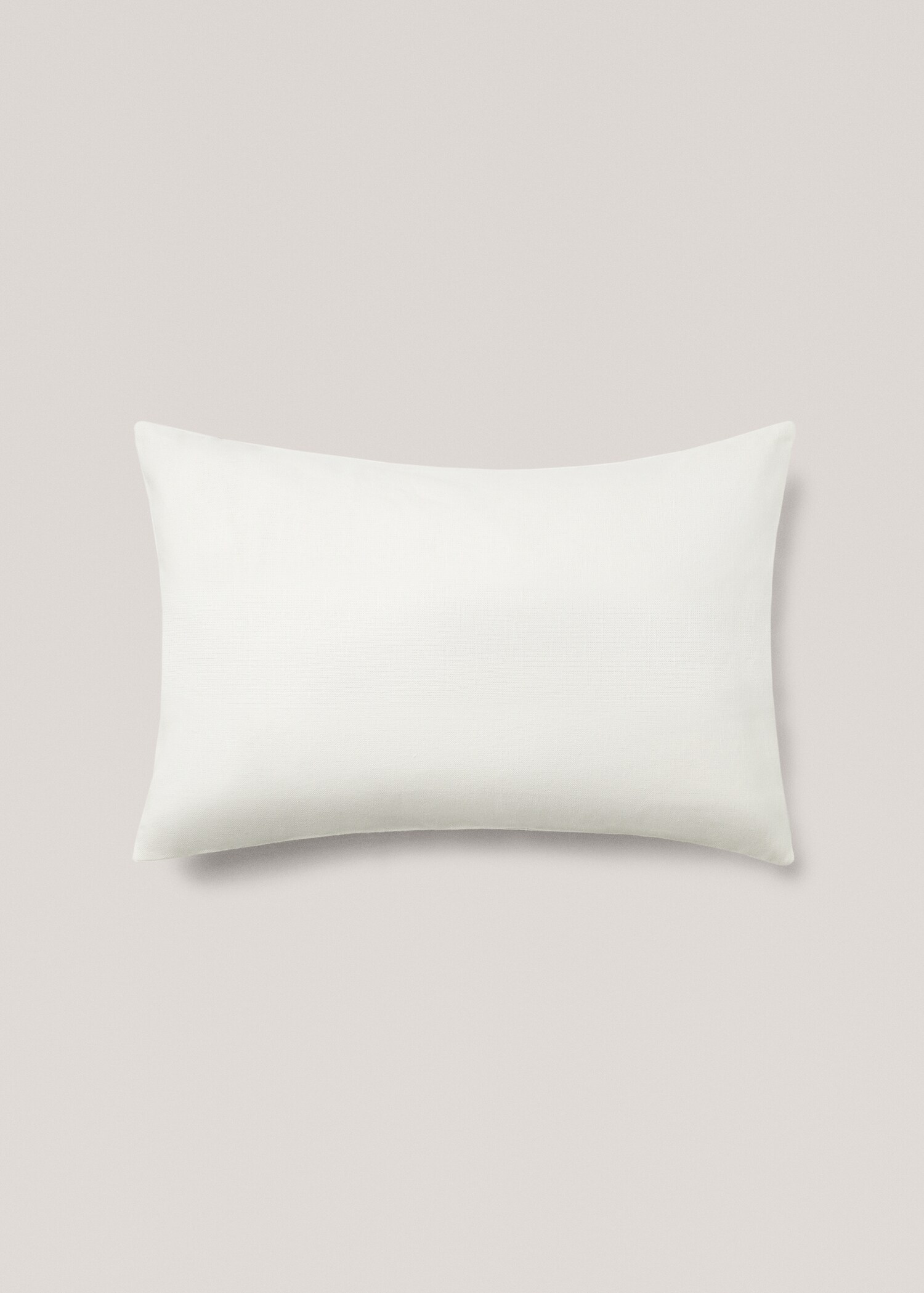 Stripe-print cotton linen cushion cover 40x60cm - Details of the article 1