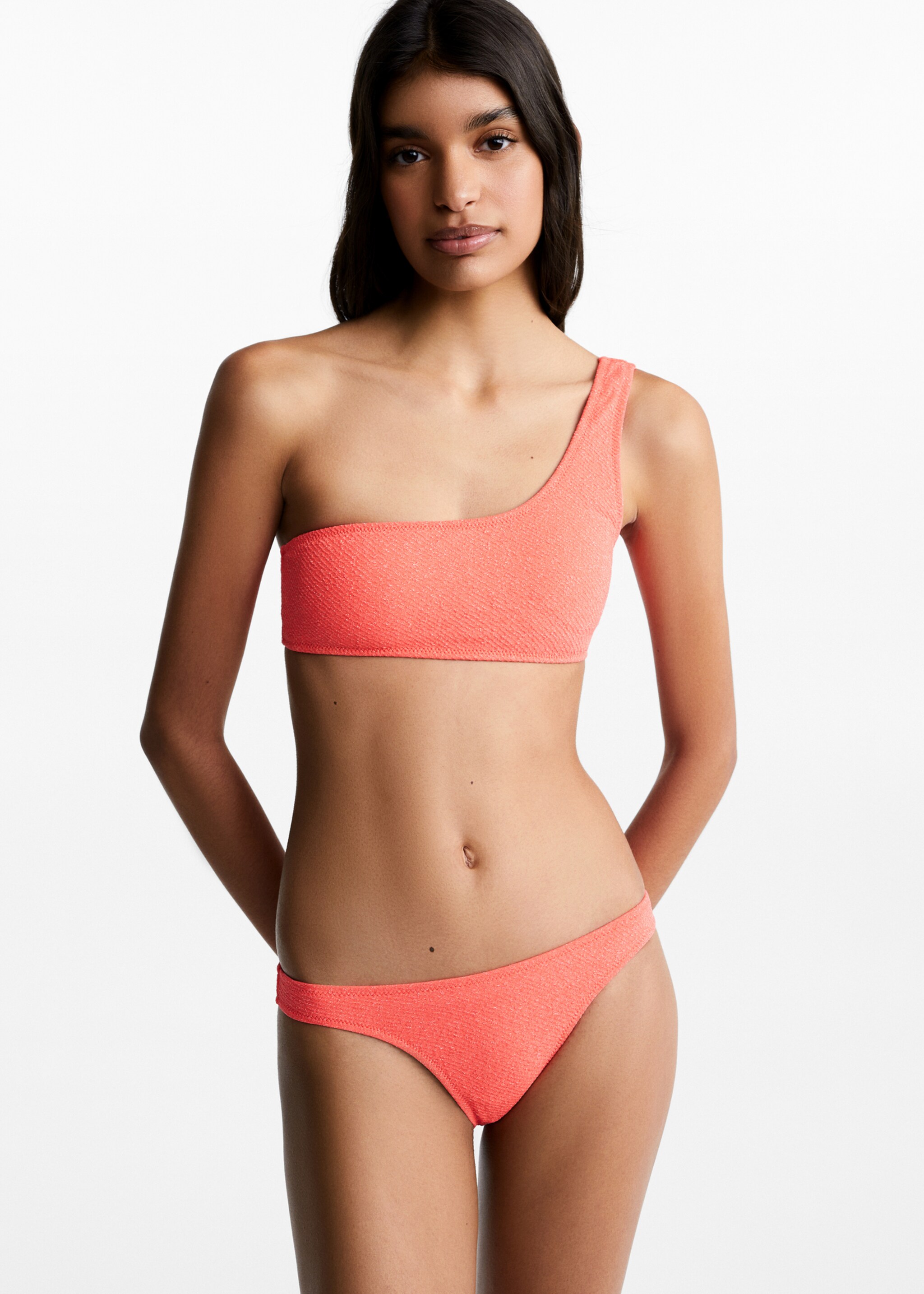 Asymmetric lurex bikini - Medium plane