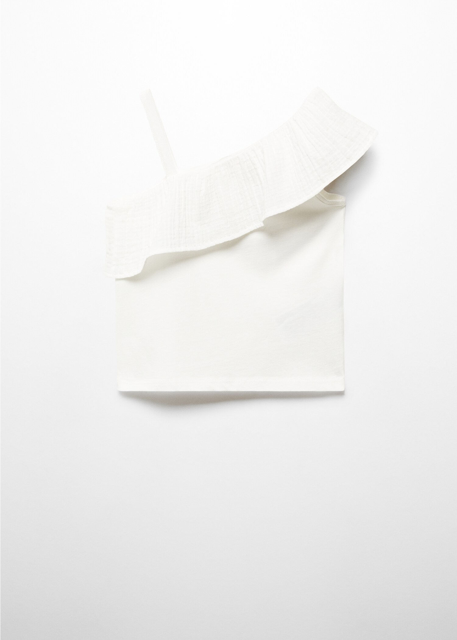 T-shirt asymétrique volanté - Verso de l’article