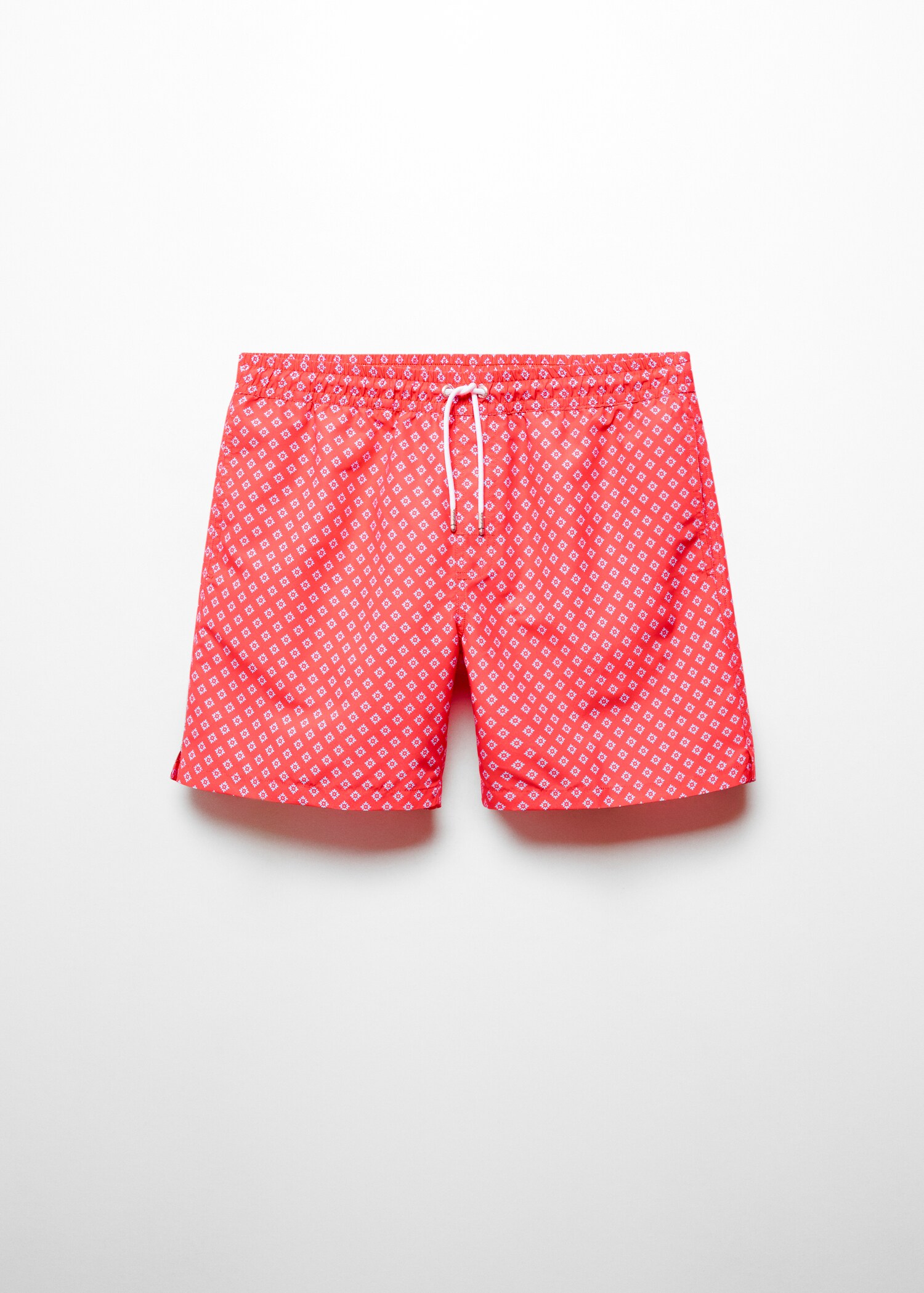 Printed swimsuit with drawstring - Article without model
