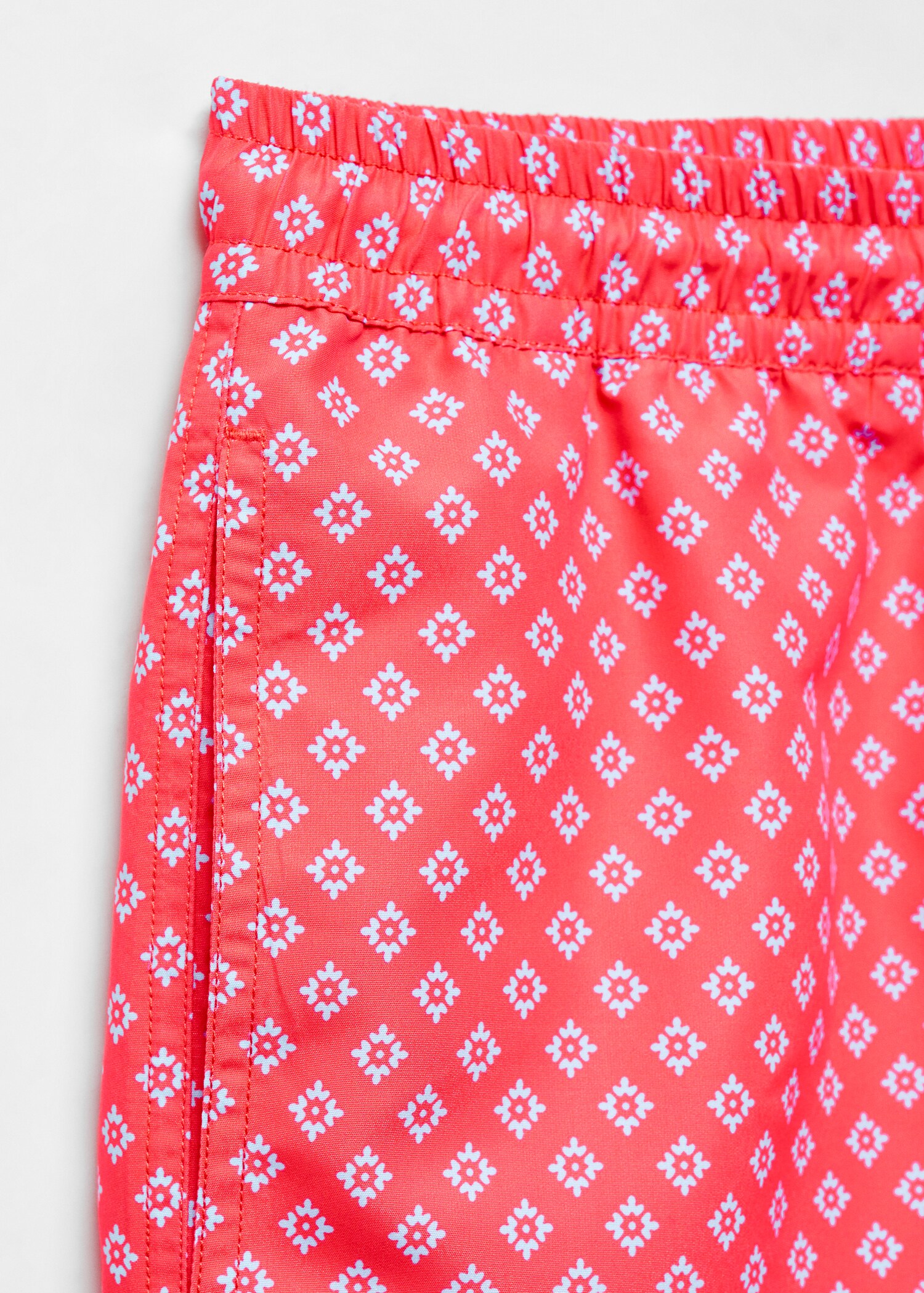 Printed swimsuit with drawstring - Details of the article 8