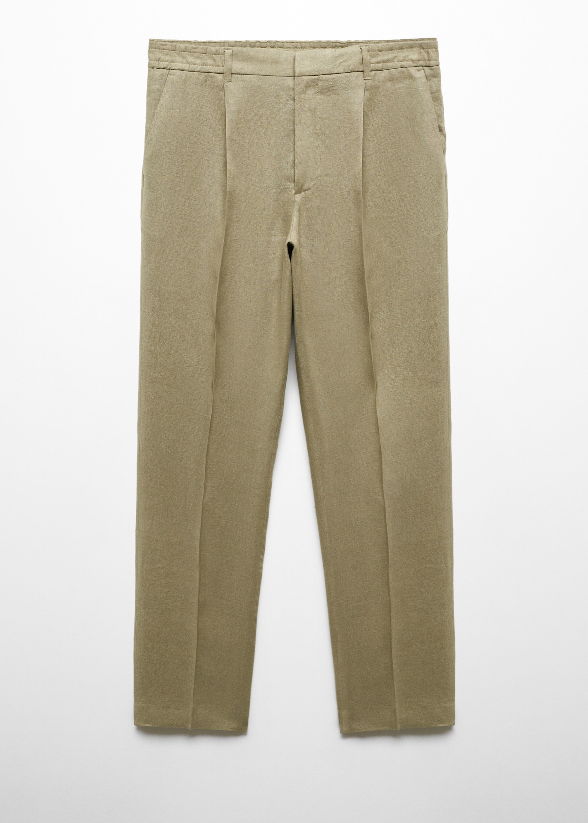 100% linen regular-fit trousers - Article without model