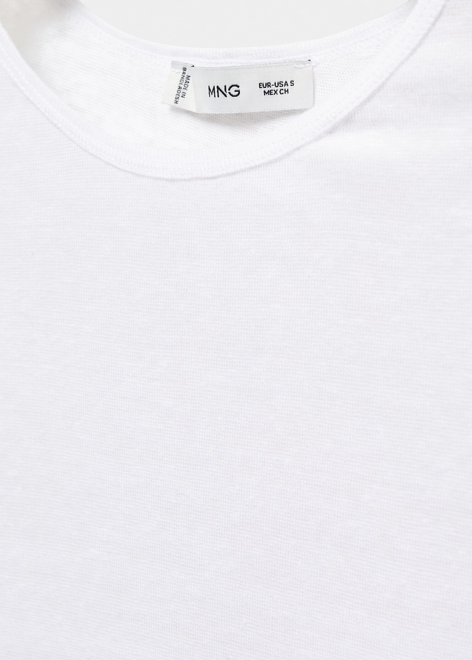 T-Shirt aus 100 % Leinen - Detail des Artikels 8