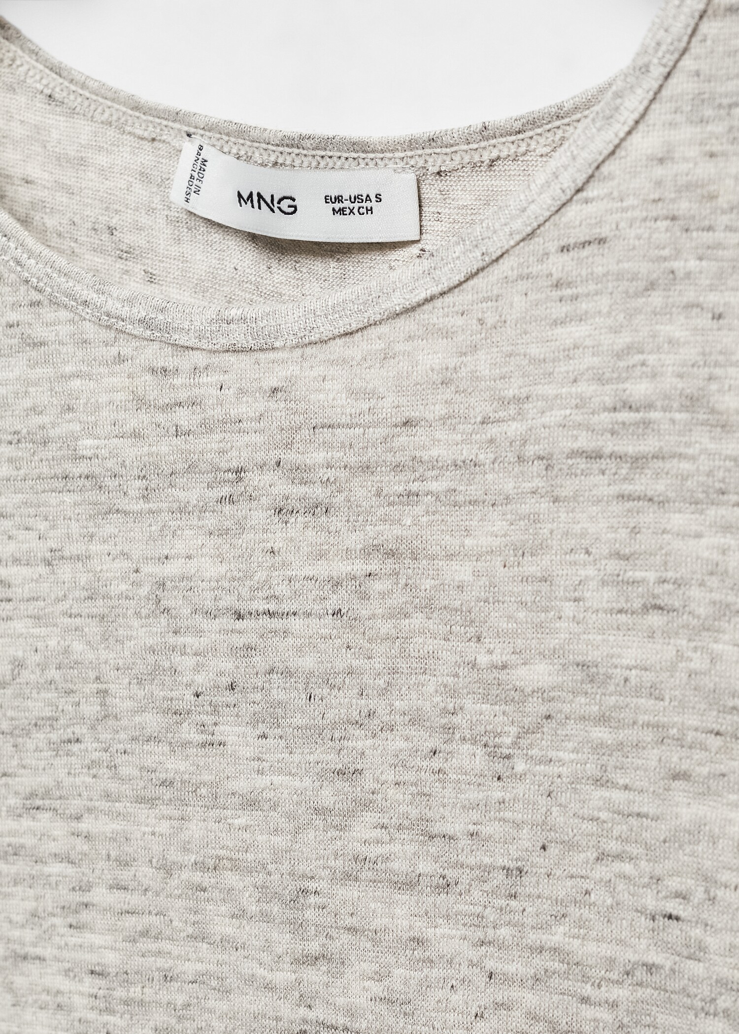 T-Shirt aus 100 % Leinen - Detail des Artikels 8
