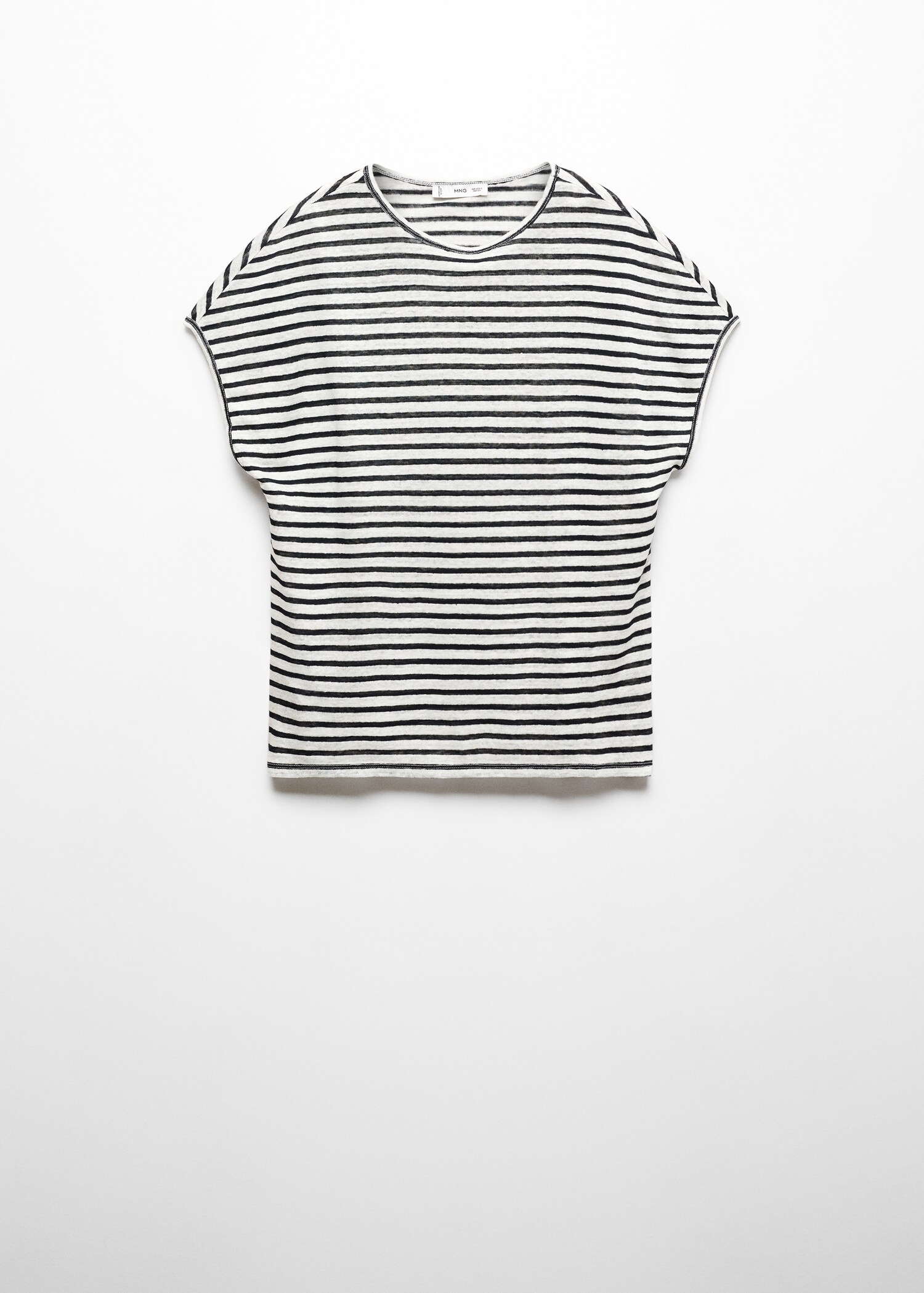 T-Shirt aus 100 % Leinen - Artikel ohne Model