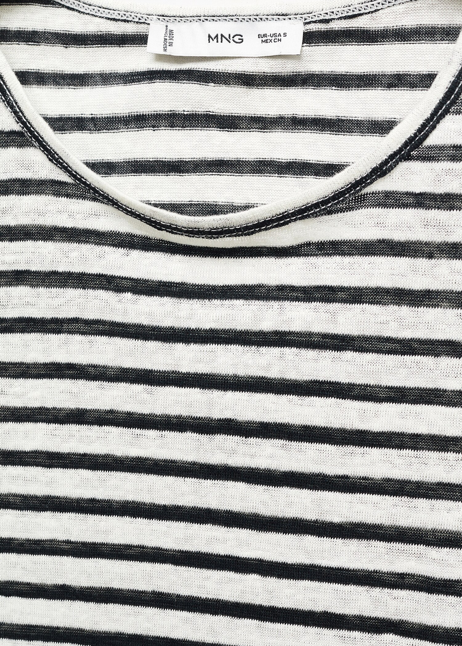 T-Shirt aus 100 % Leinen - Detail des Artikels 8