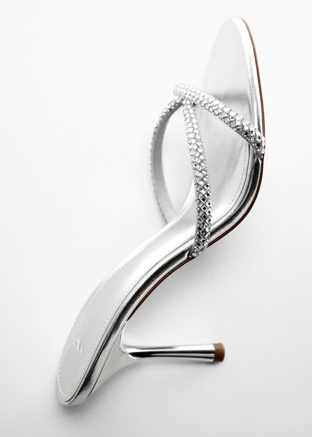 Strap rhinestone sandals - Women | MANGO OUTLET USA