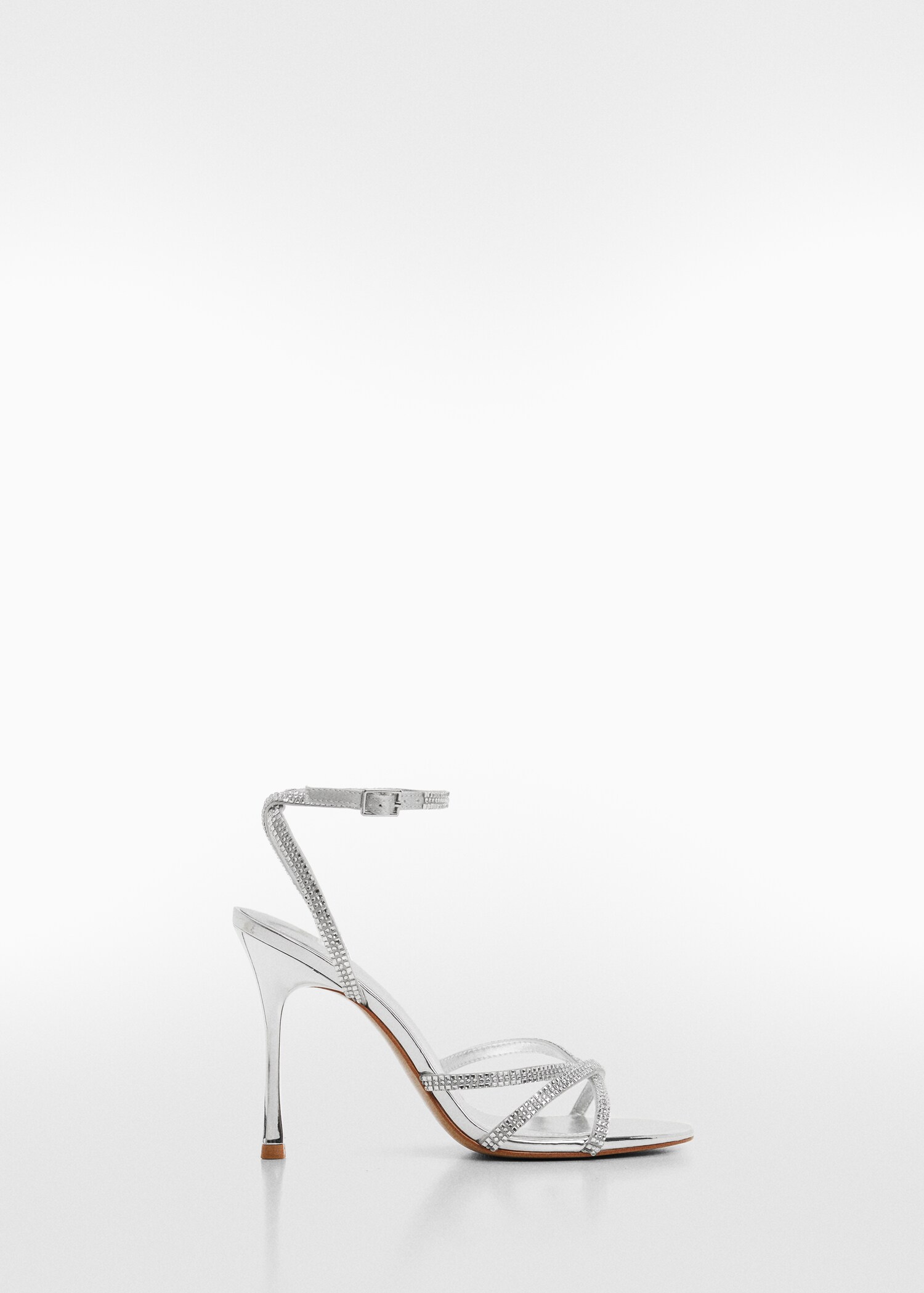 Strap rhinestone sandals - Article without model