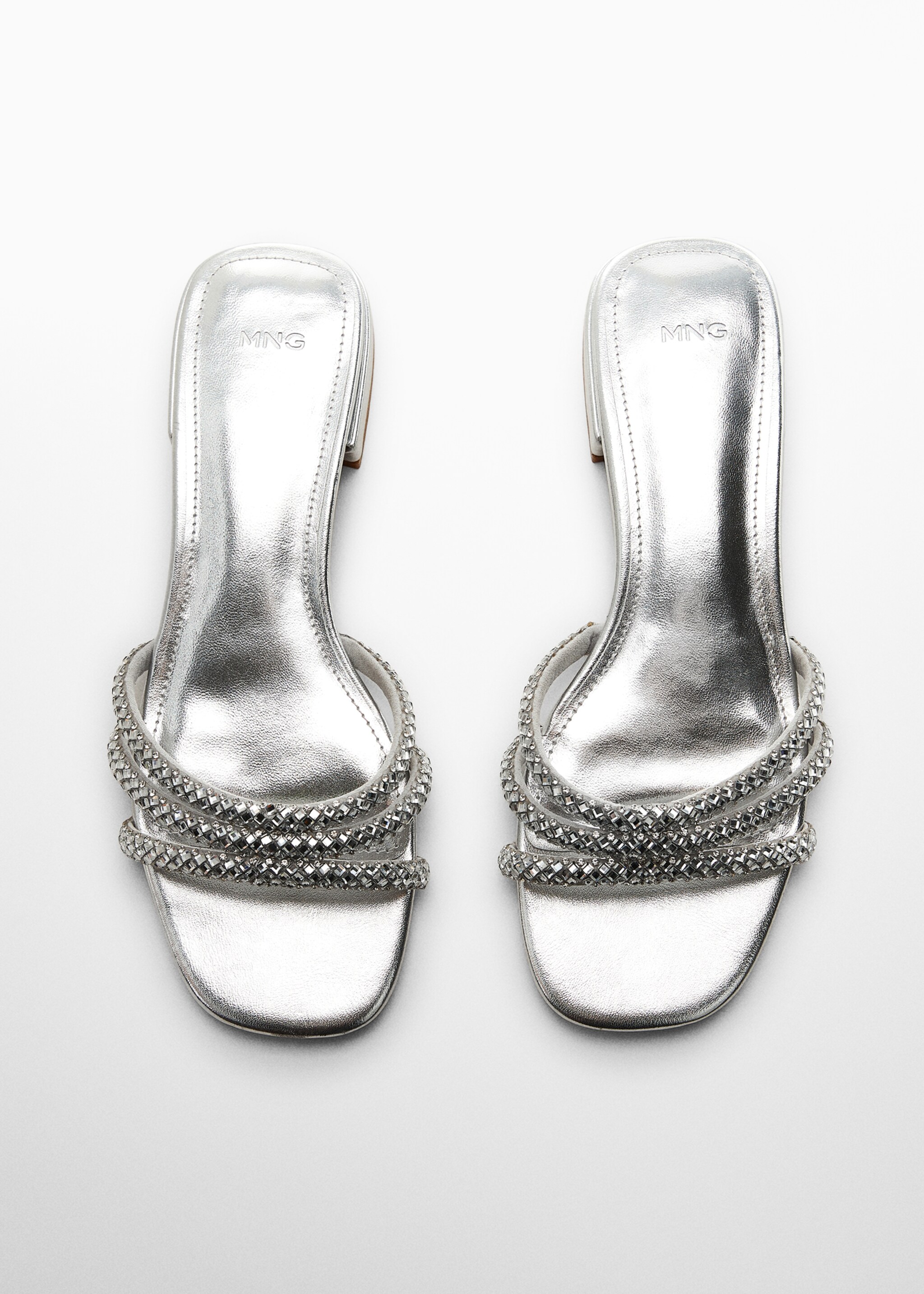 Sandals with glitter straps - Details of the article 3