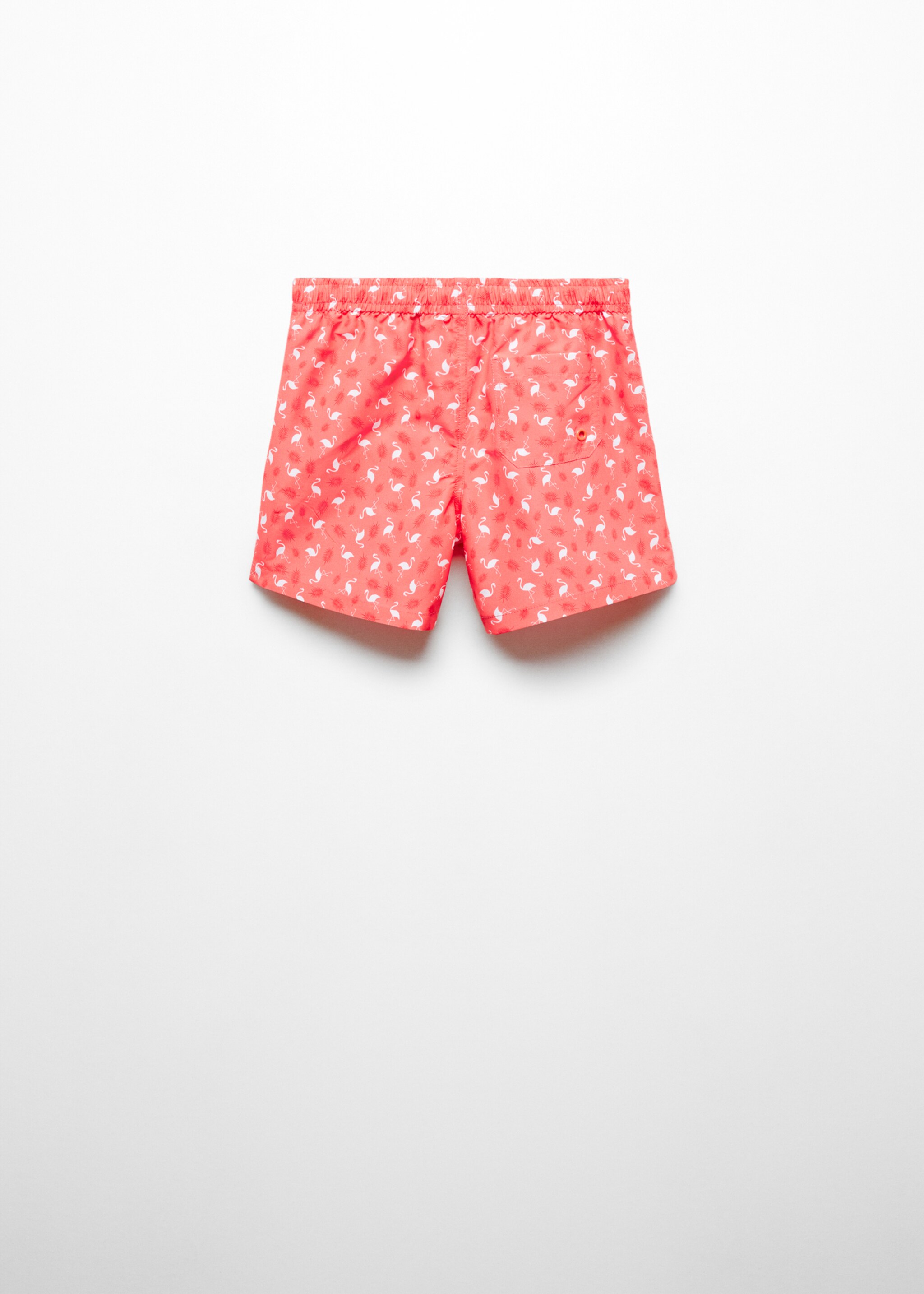 Maillot de bain imprimé flamants roses - Verso de l’article