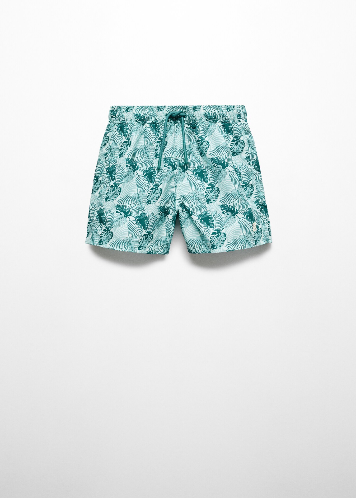 Leaf-print swimsuit - Article without model