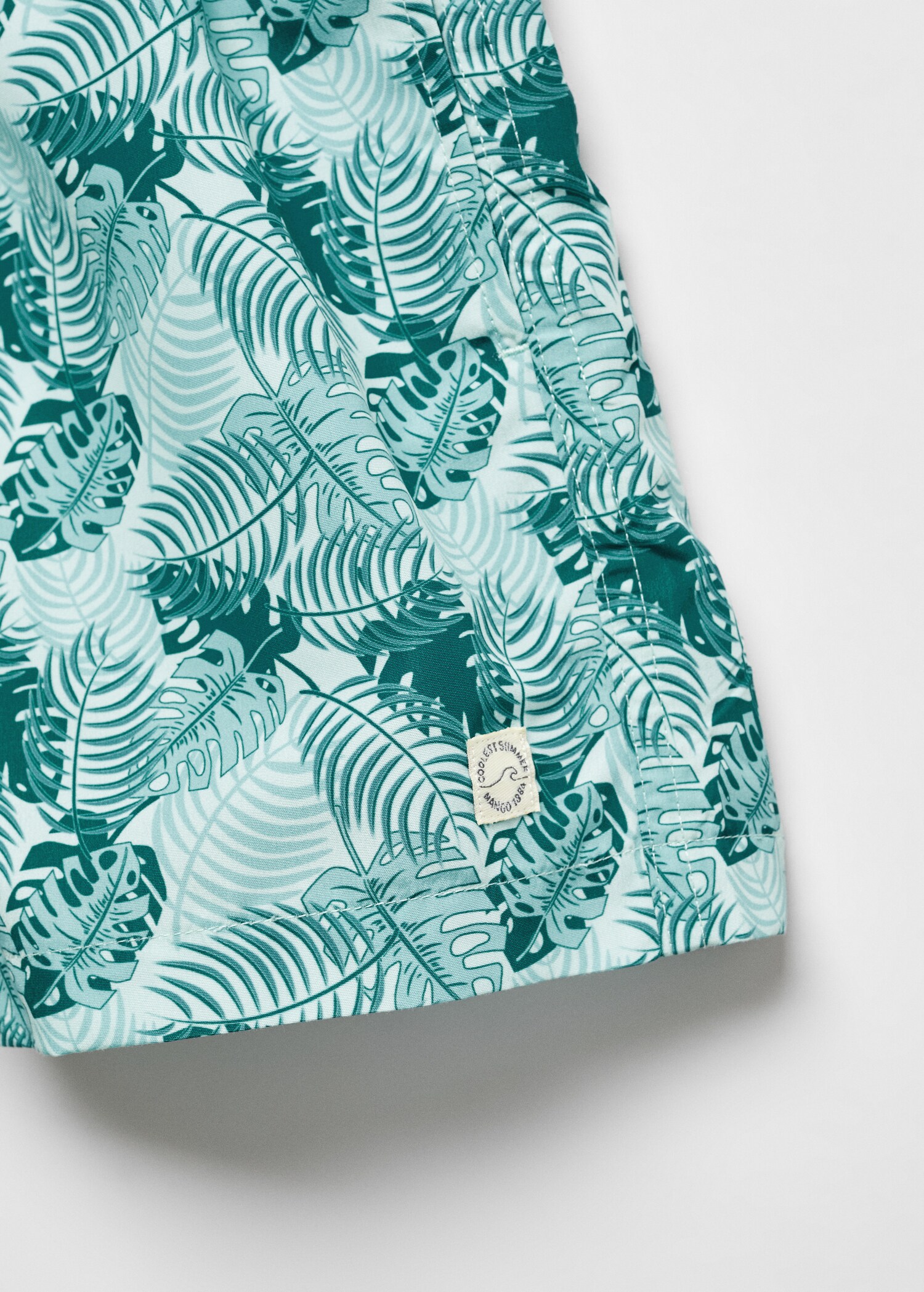 Leaf-print swimsuit - Details of the article 8