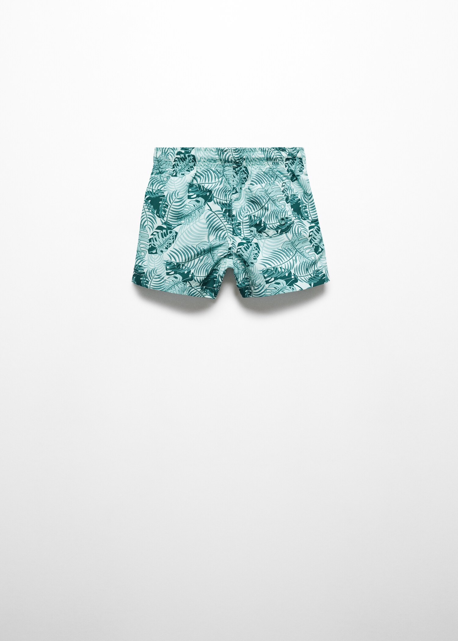 Leaf-print swimsuit - Reverse of the article