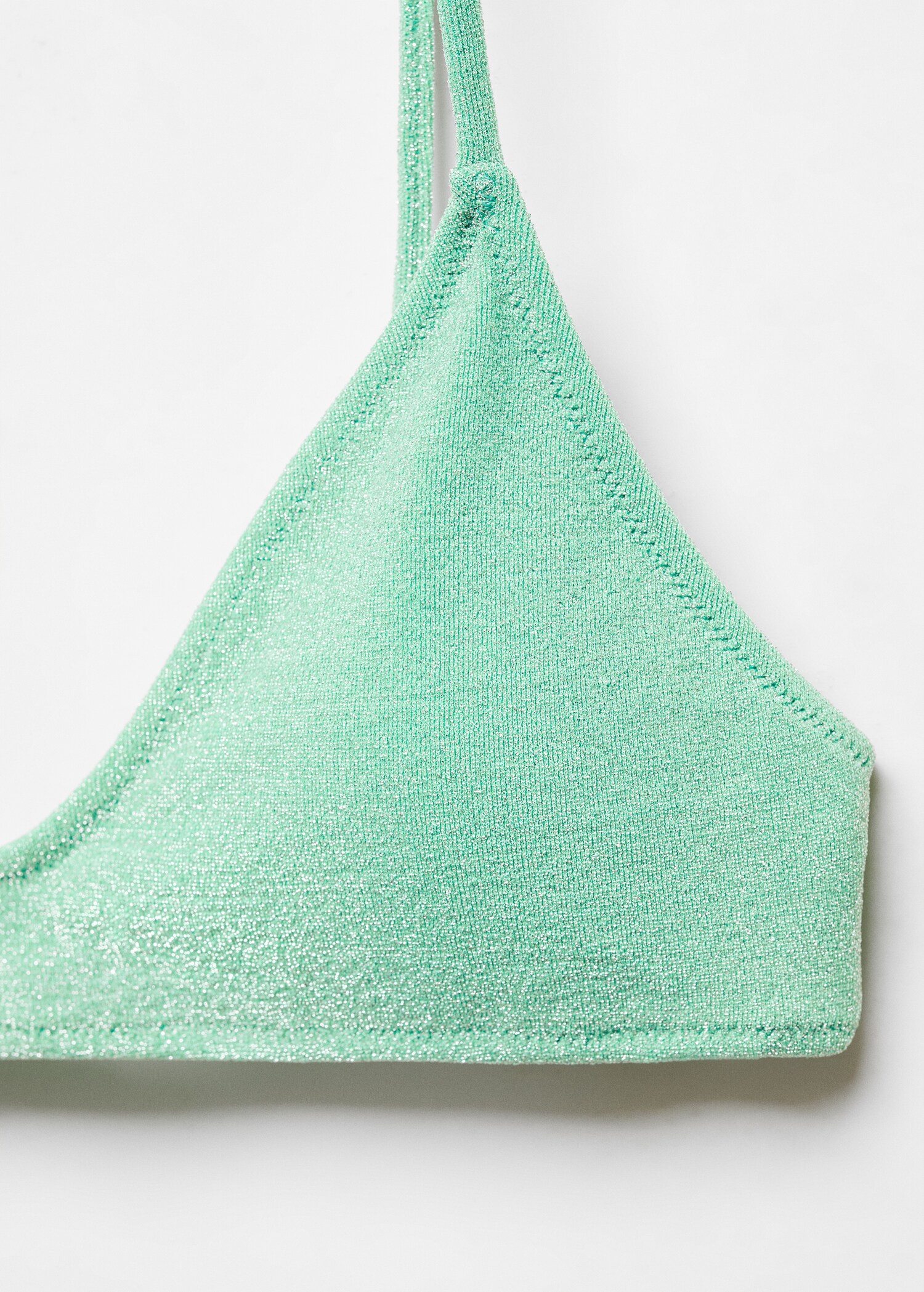 Bikini top with shiny finish - Details of the article 8