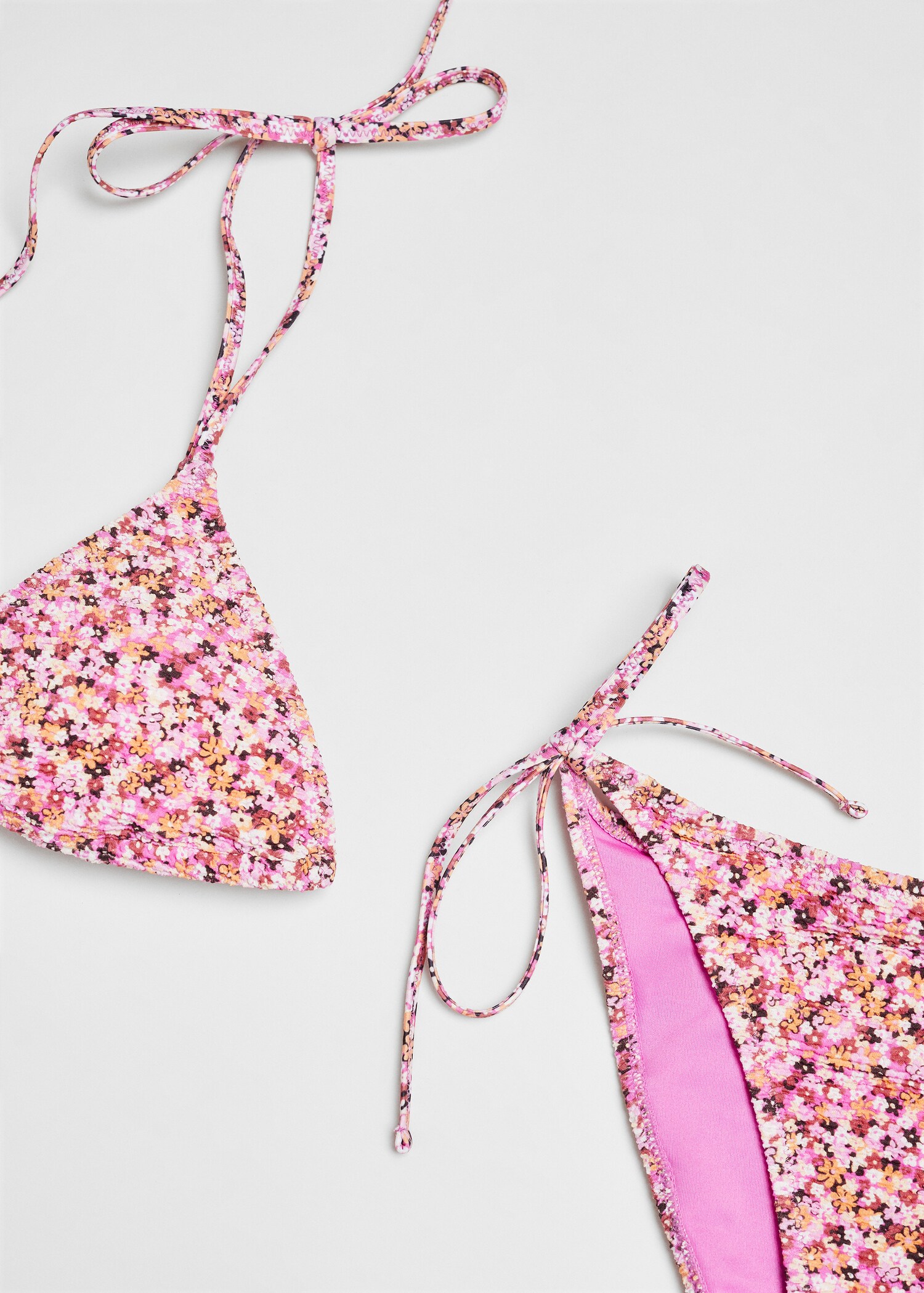 Klasické bikinové kalhotky s květy - Detail zboží 8