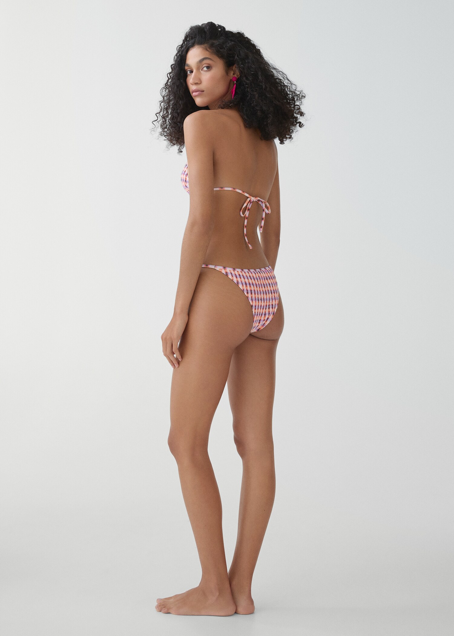 Printed bikini top - Reverse of the article