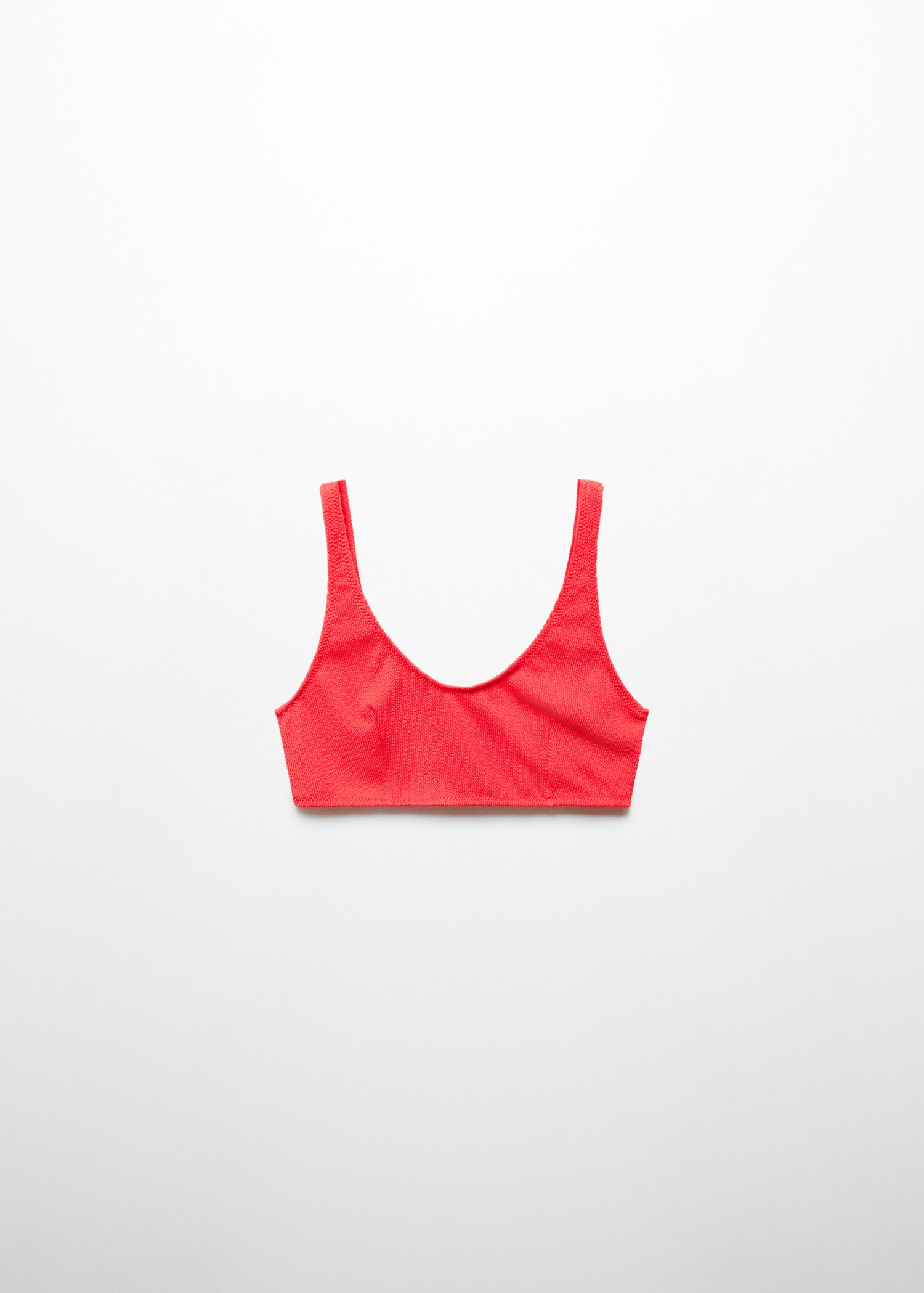 Textured bikini top - Article without model