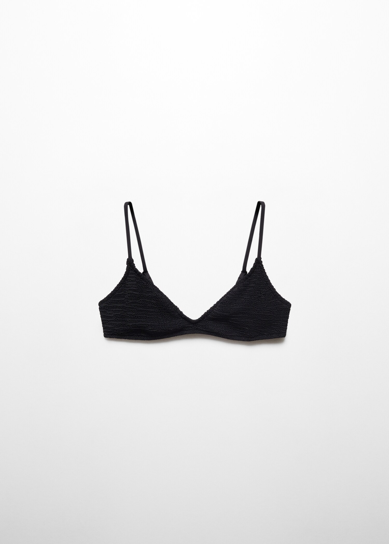 Textured bikini top - Article without model