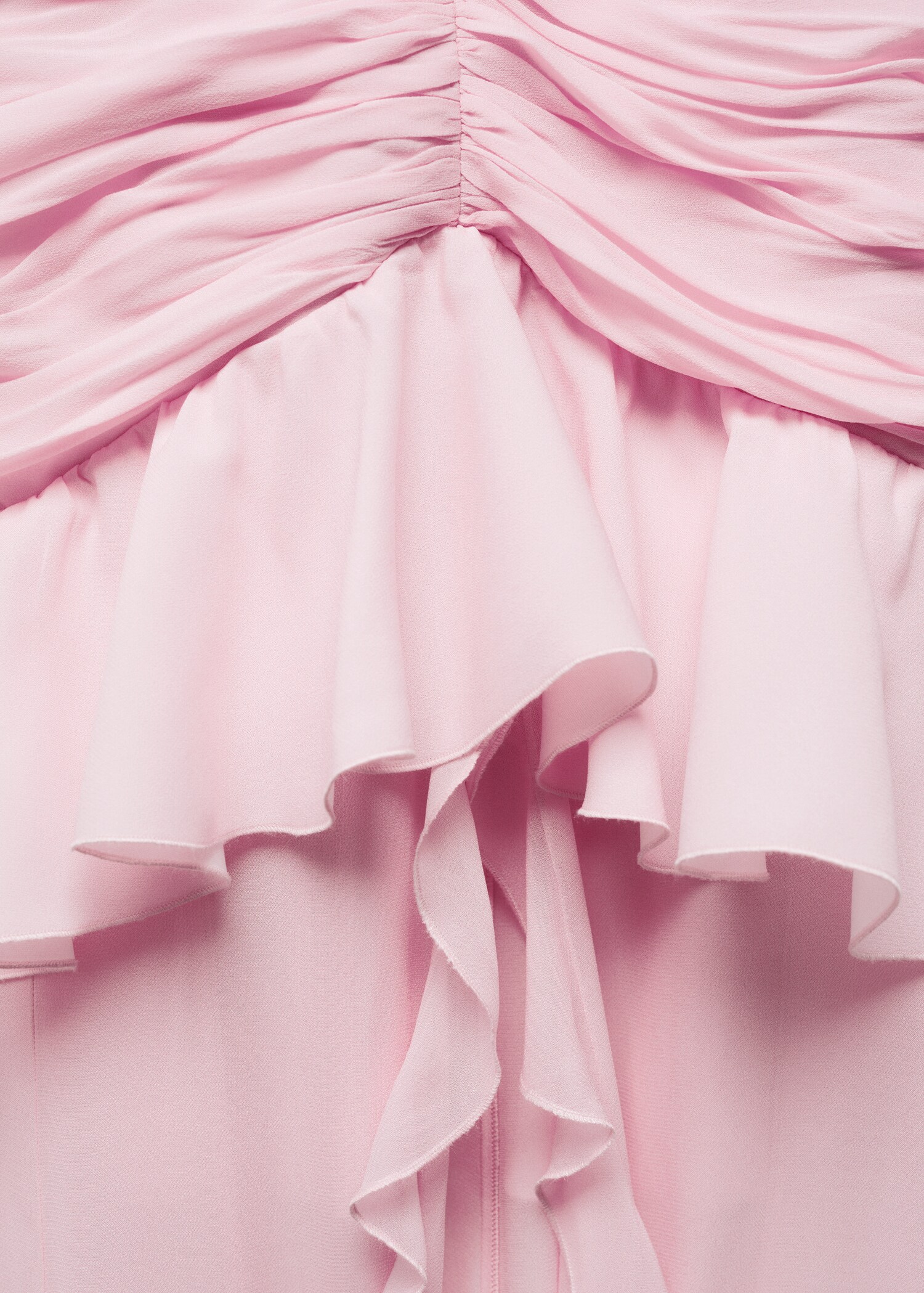 Halter-neck draped dress - Details of the article 8
