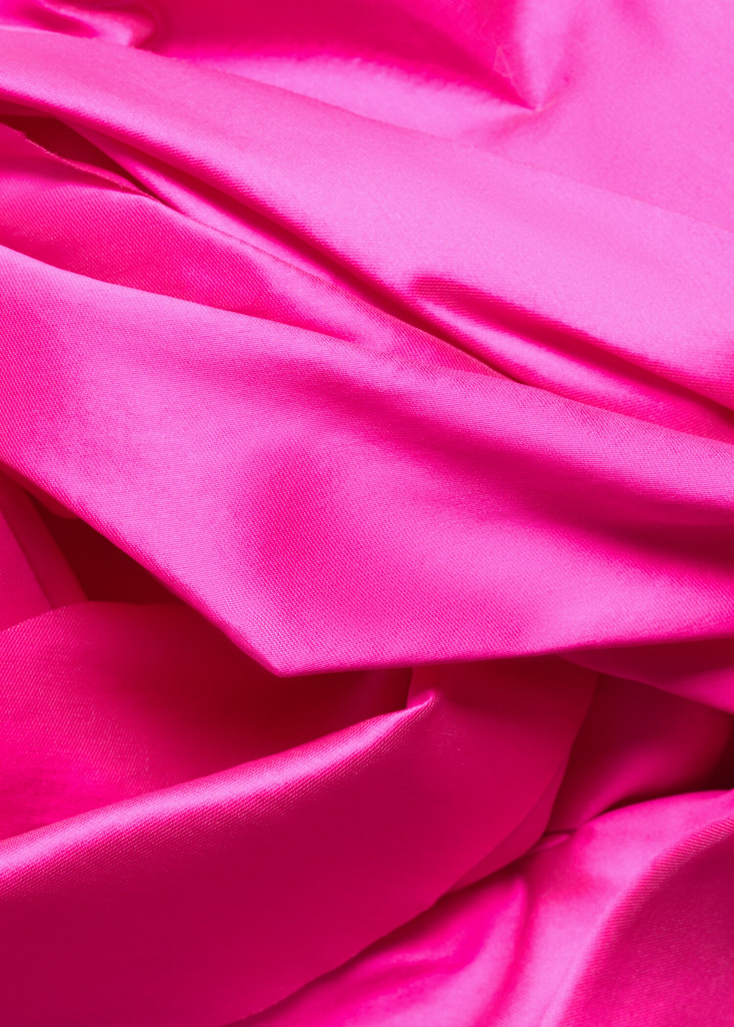 Satin maxi-flower dress - Details of the article 8