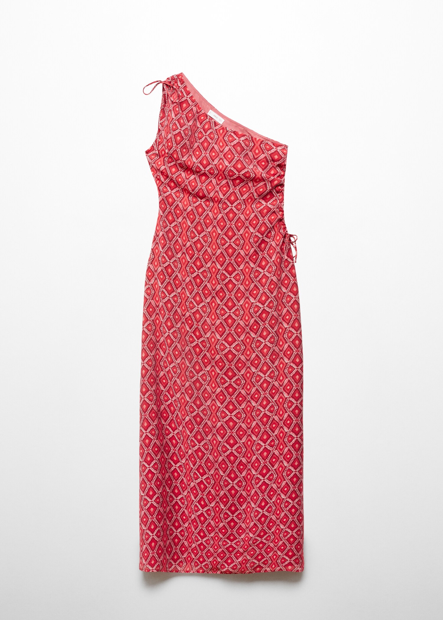 Printed asymmetrical dress - Article without model