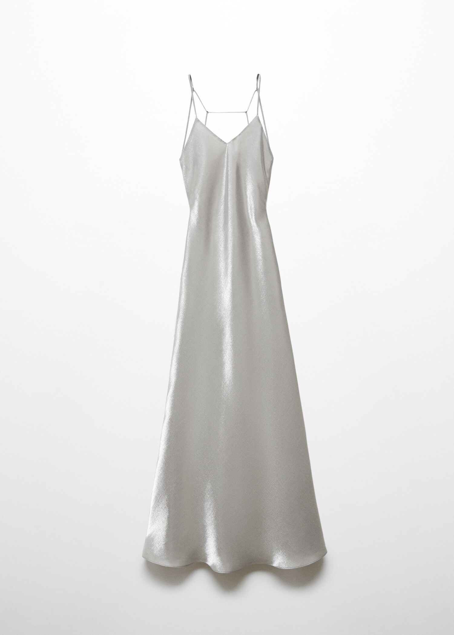 Long satin dress - Article without model