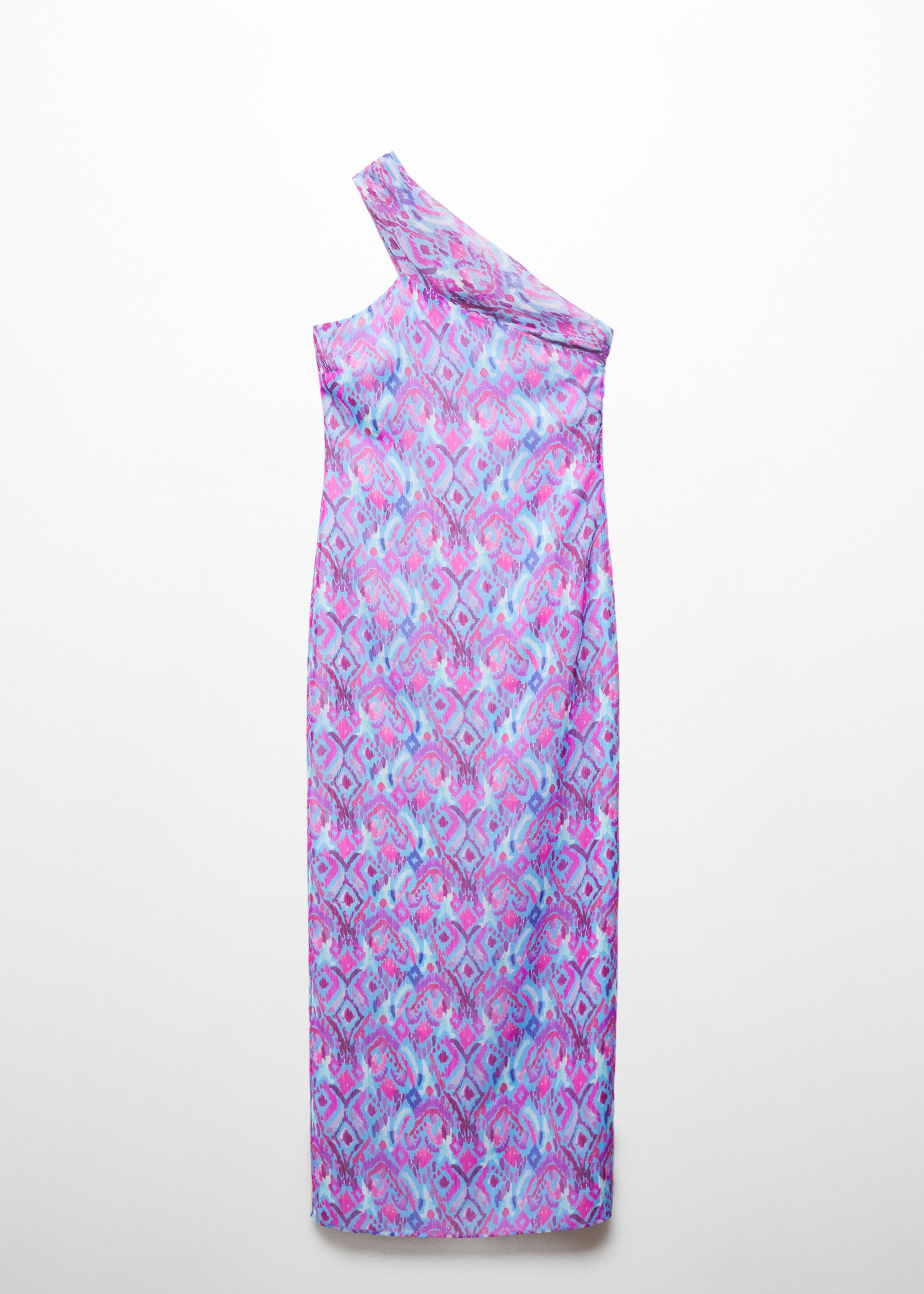 Asymmetrisches Printkleid - Artikel ohne Model