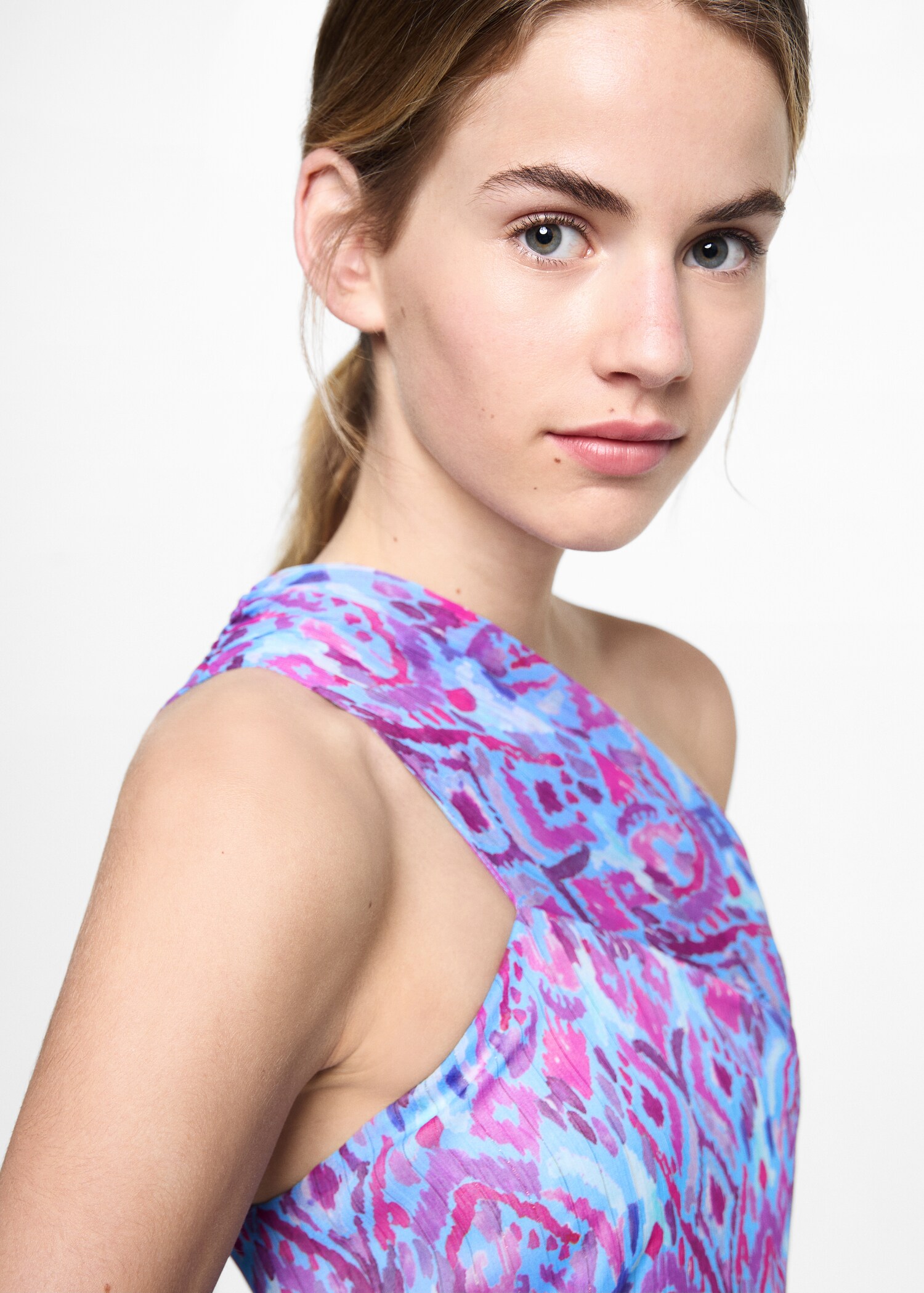 Asymmetrisches Printkleid - Detail des Artikels 1