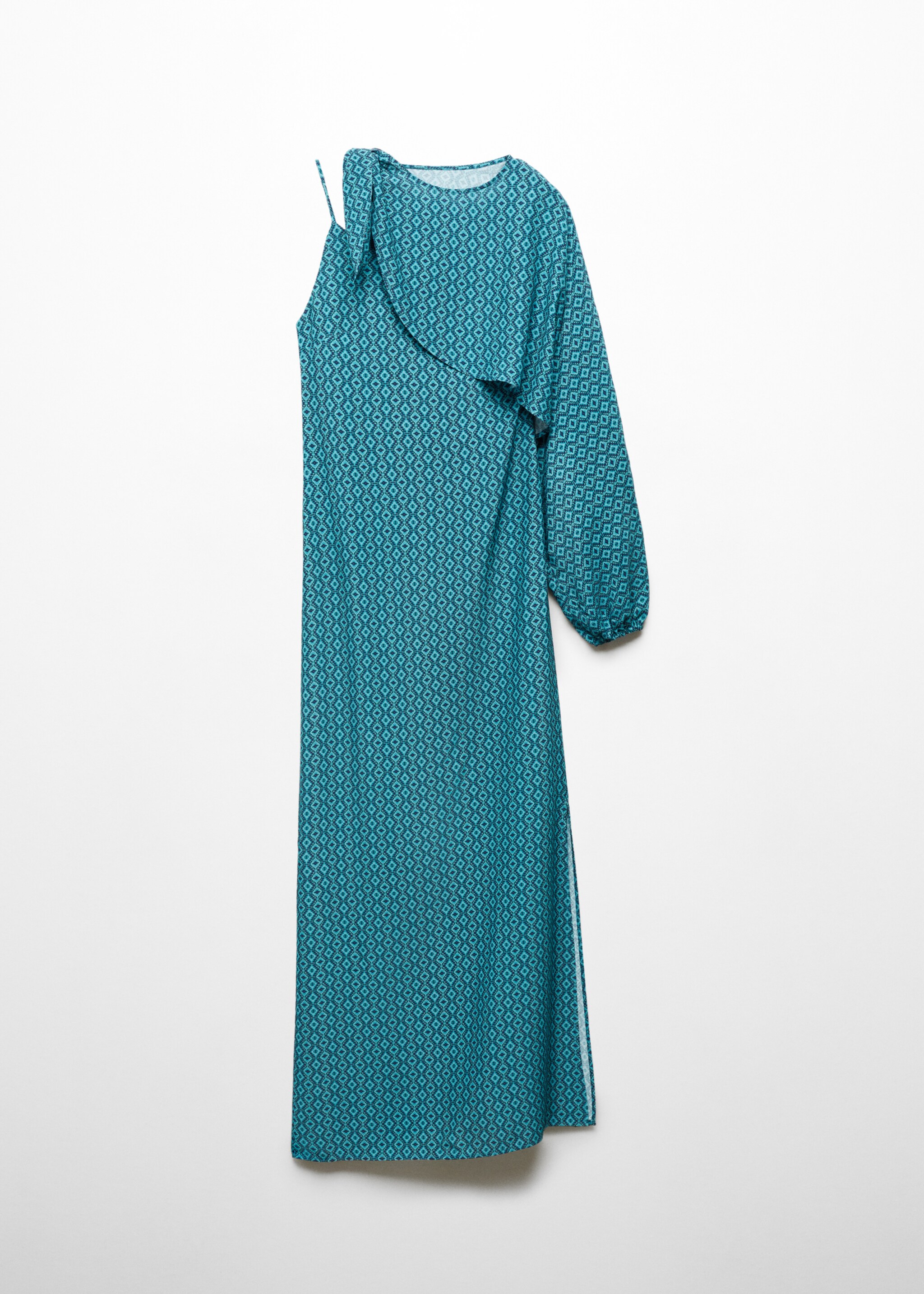 Vestito asimmetrico stampato - Articolo senza modello