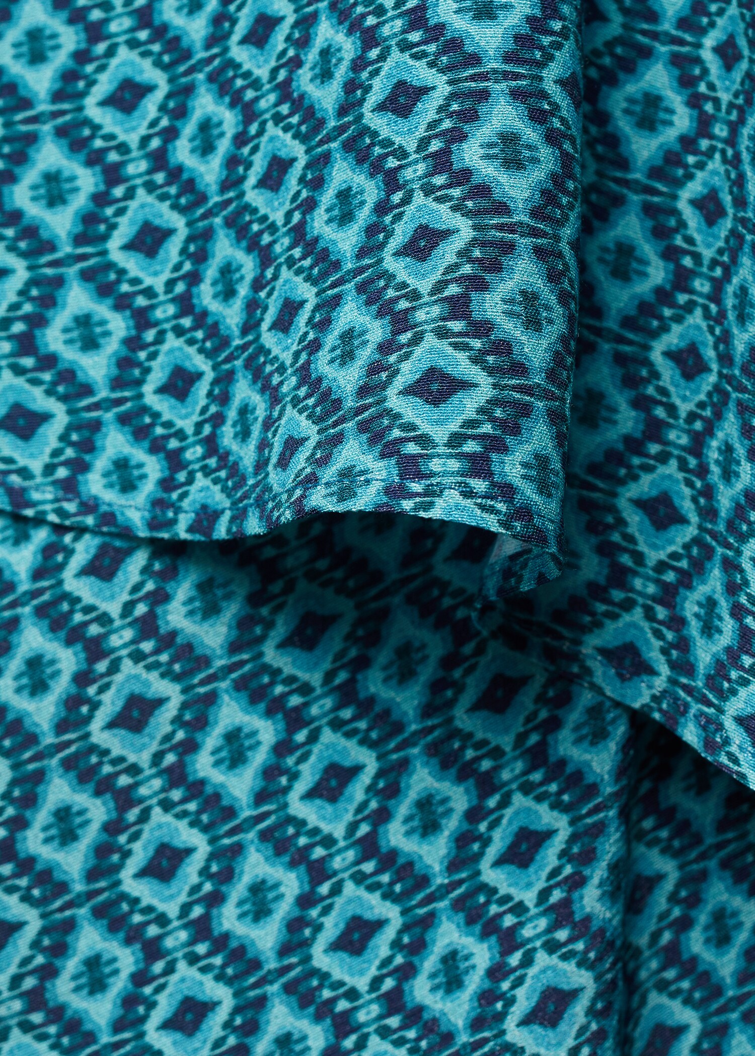Printed asymmetrical dress - Details of the article 8