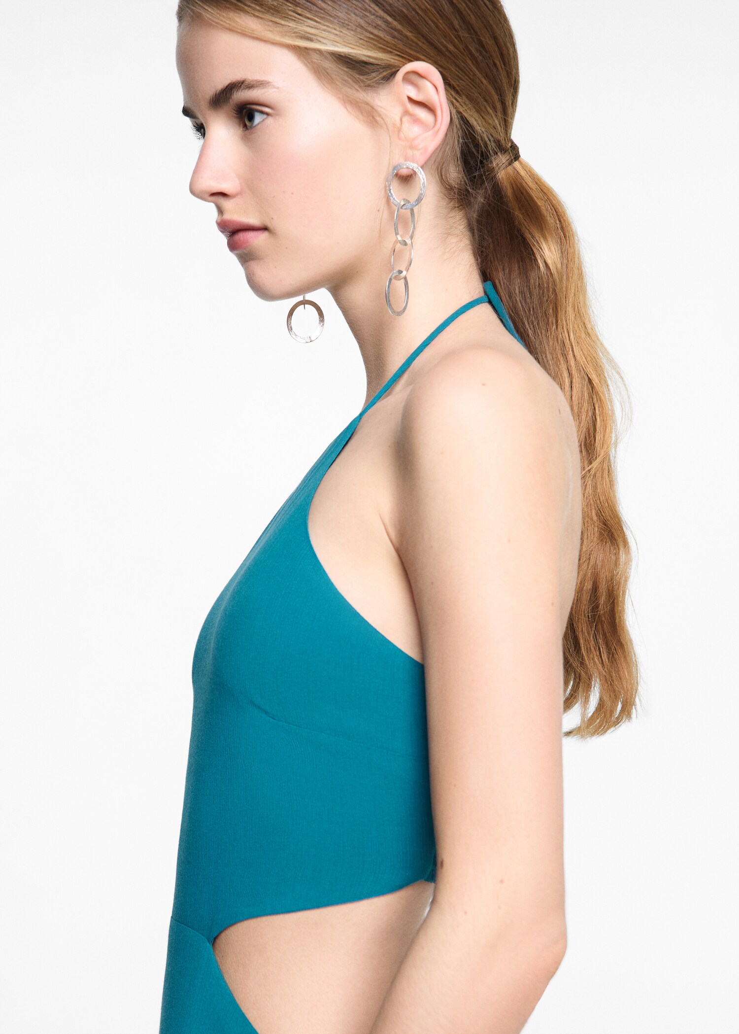 Long halter dress - Details of the article 1
