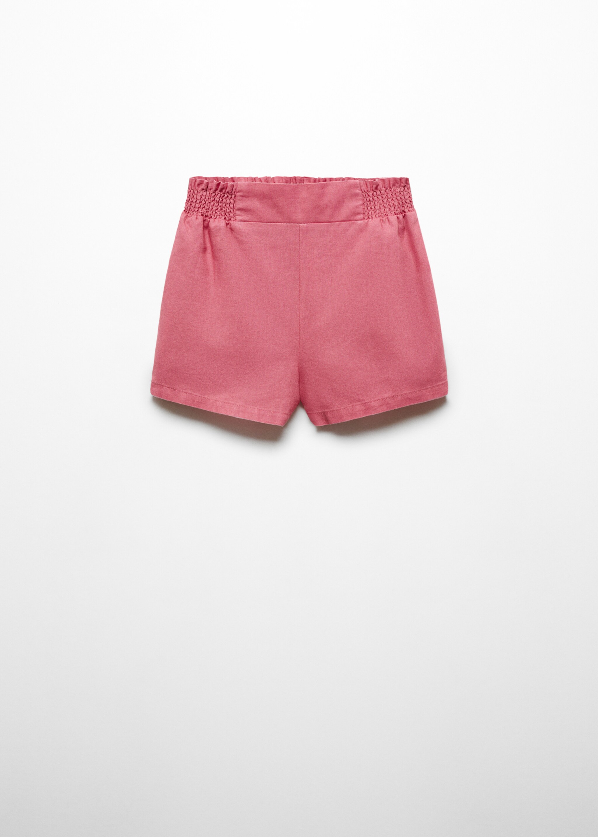 Linen shorts with drawstring waist - Article without model
