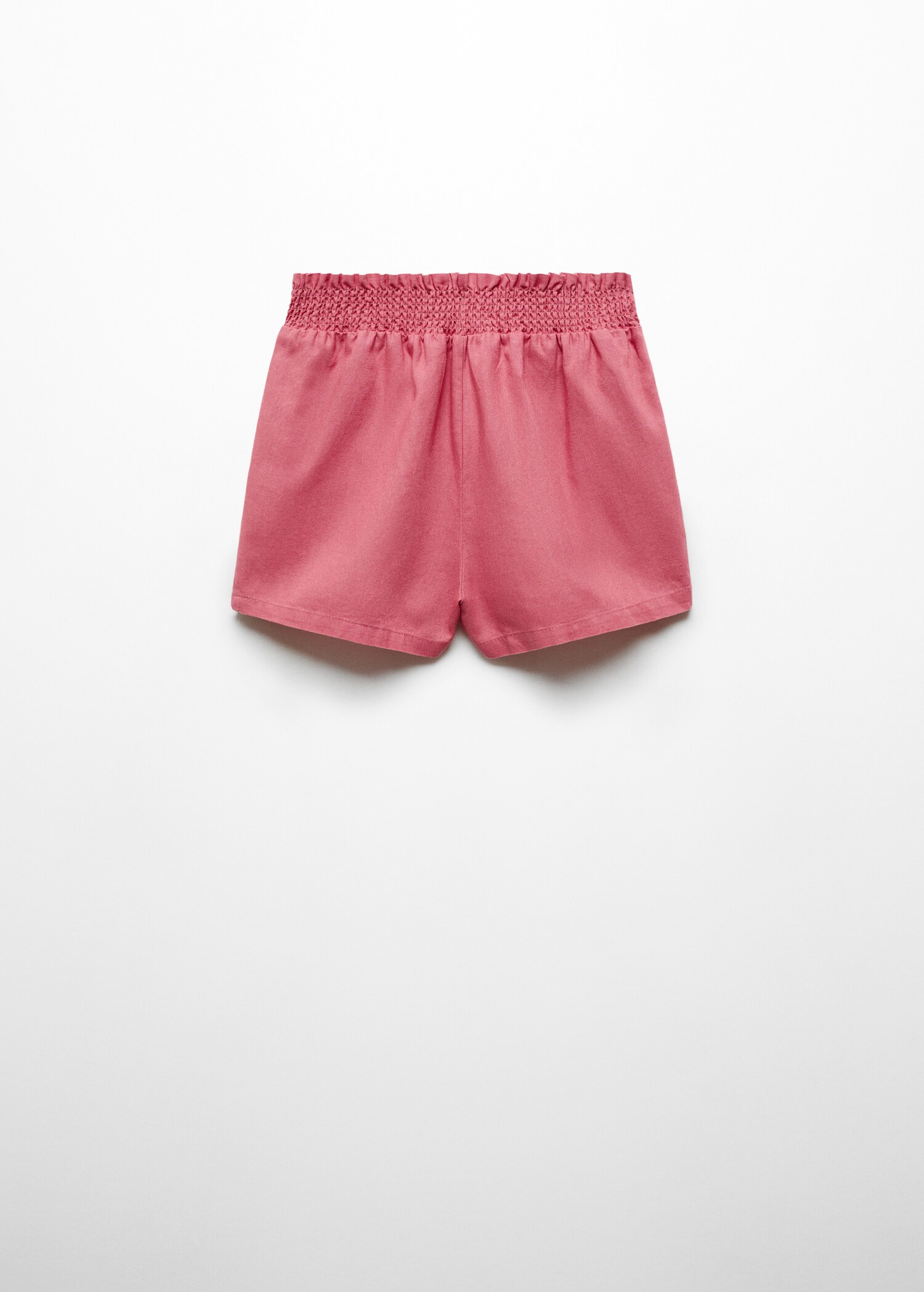 Leinen-Shorts mit Stretchbund - Rückseite des Artikels