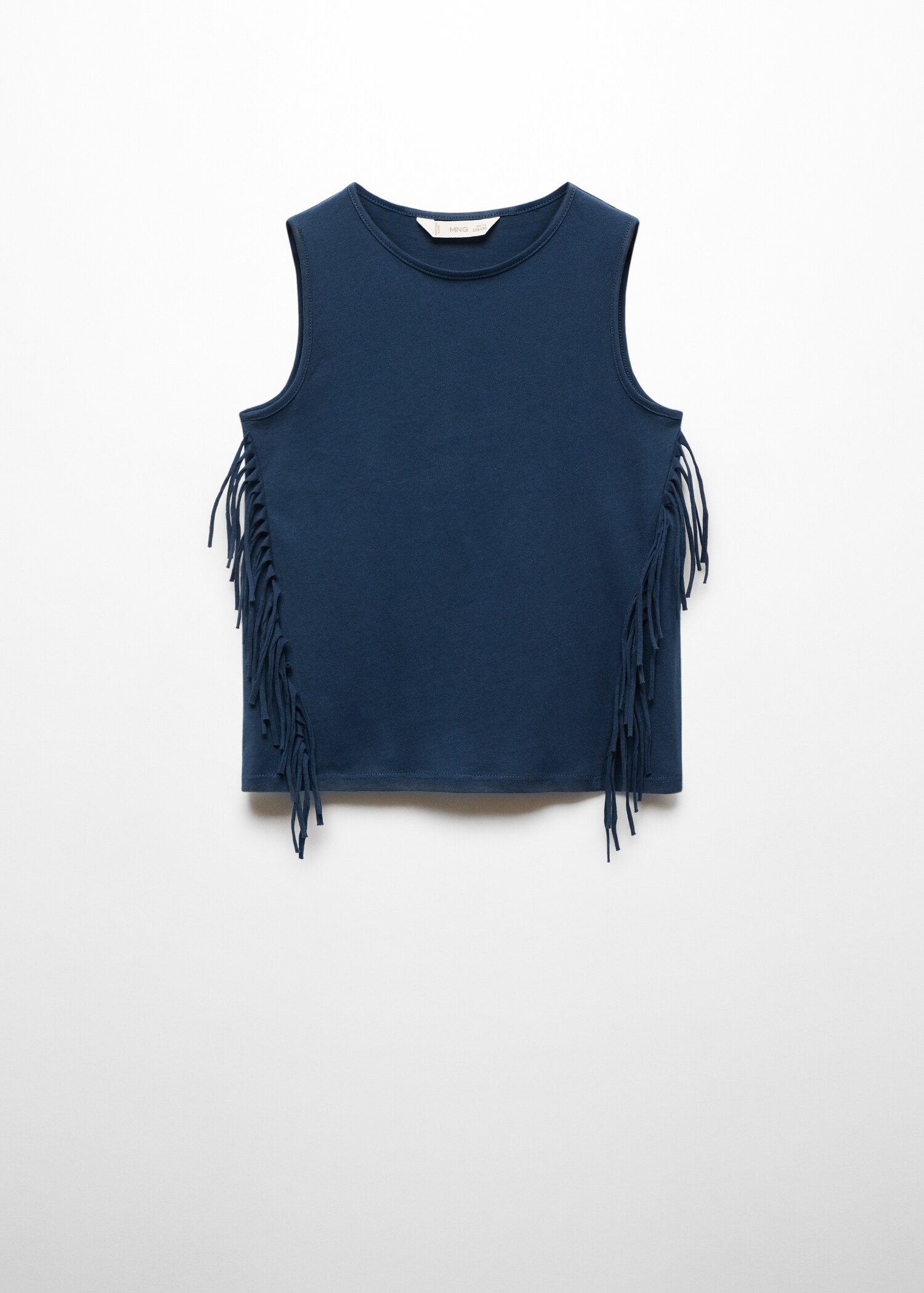 Fringe cotton T-shirt - Article without model