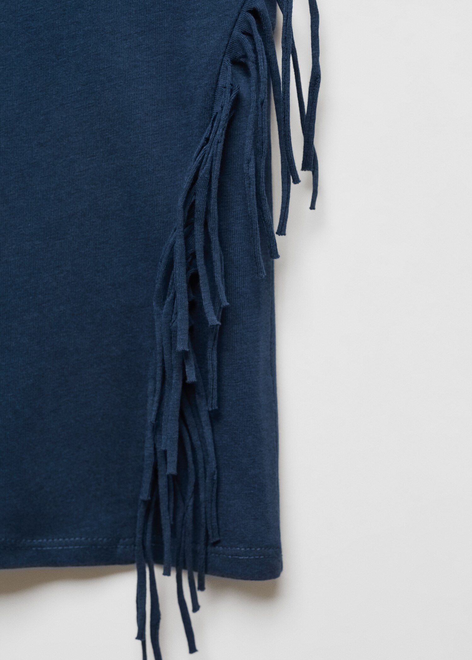 Fringe cotton T-shirt - Details of the article 8