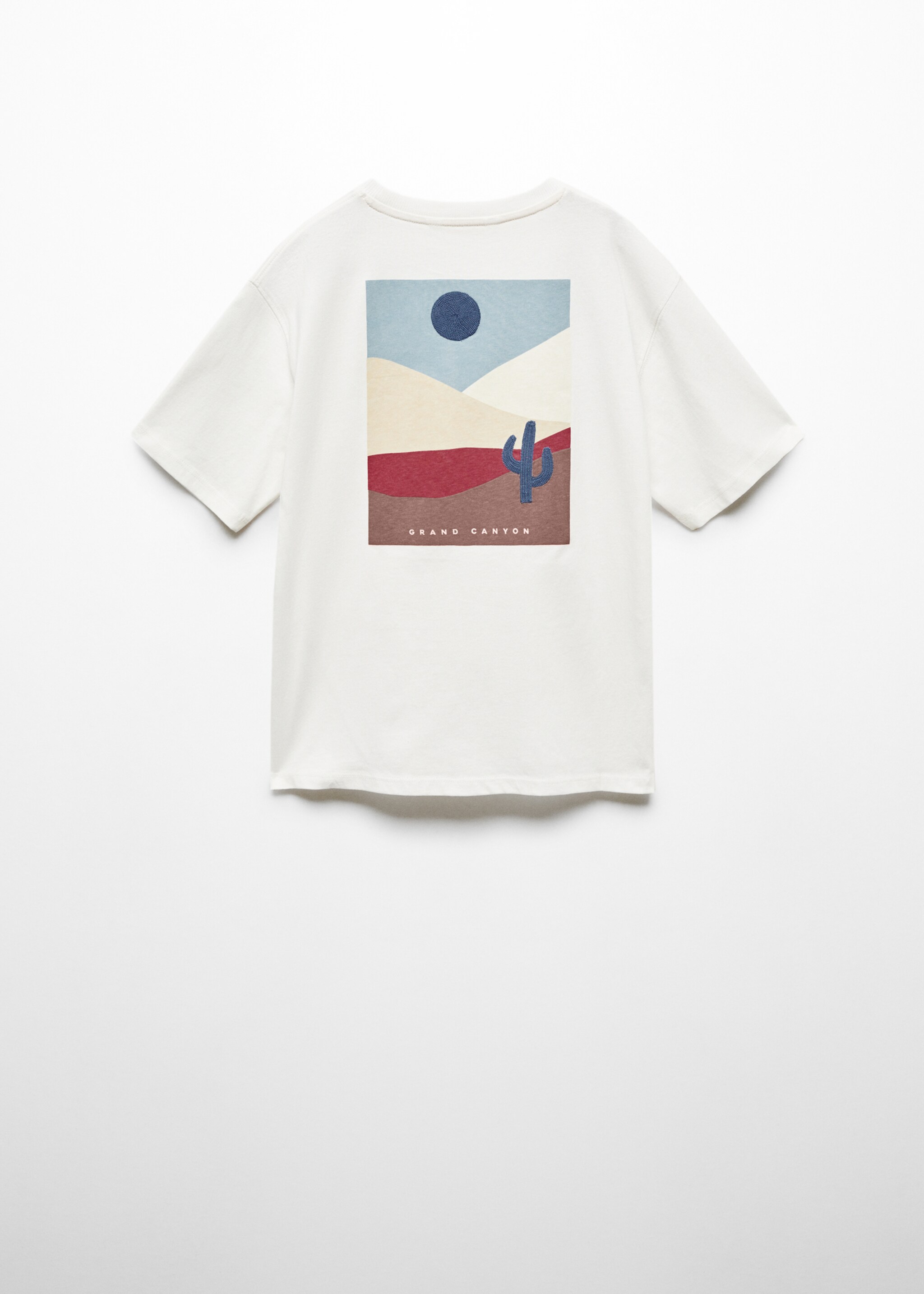 T-shirt imprimé manches courtes - Verso de l’article