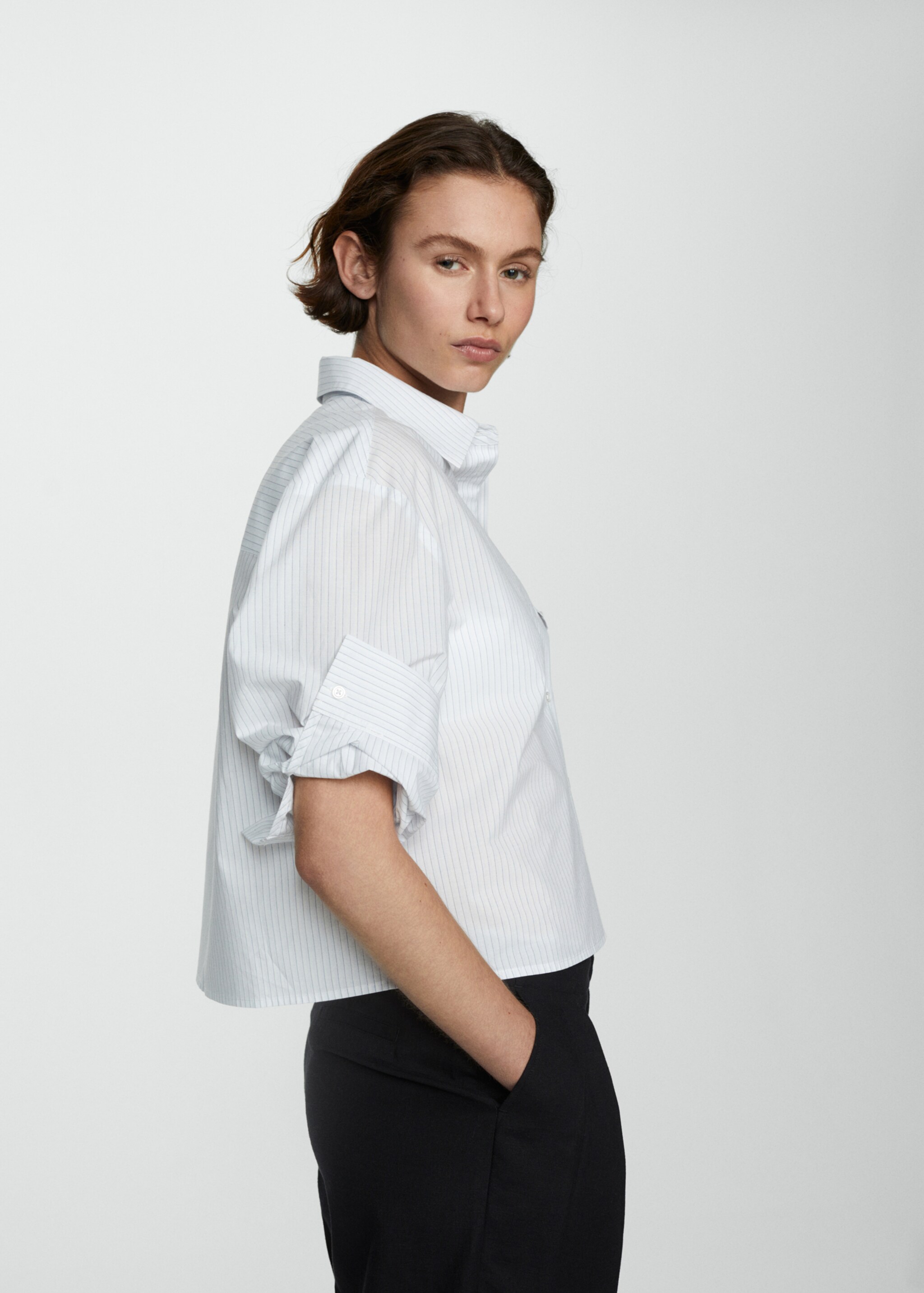 Chemise 100 % coton rayures - Détail de l'article 1