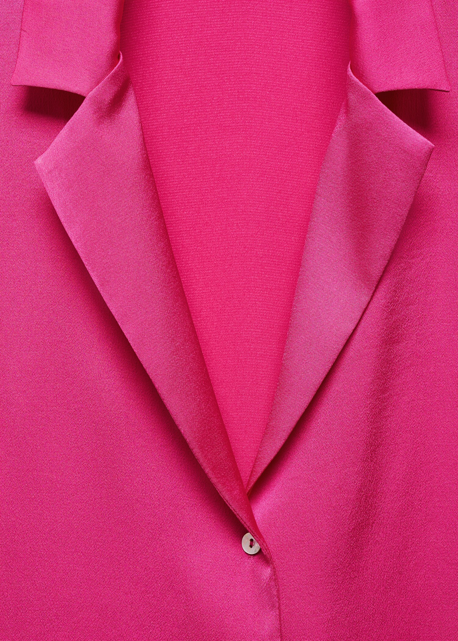 Short-sleeved satin shirt - Details of the article 8